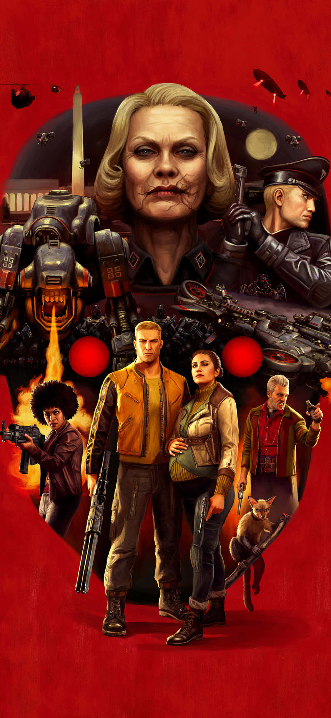 iPhone Xs Wolfenstein Ii Plakat Baggrund Wallpapers