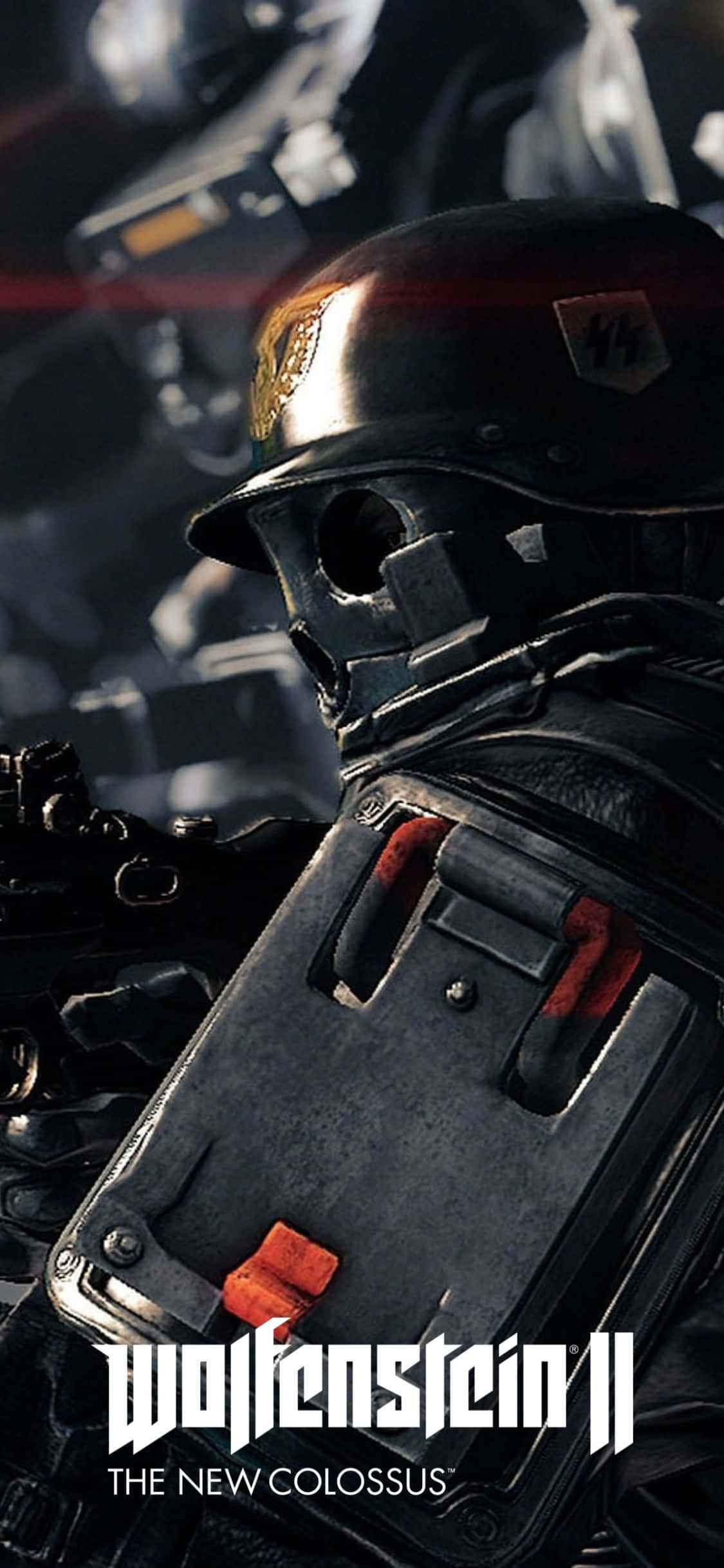iPhone Xs Wolfenstein Ii nazist soldat kamp baggrund Wallpapers