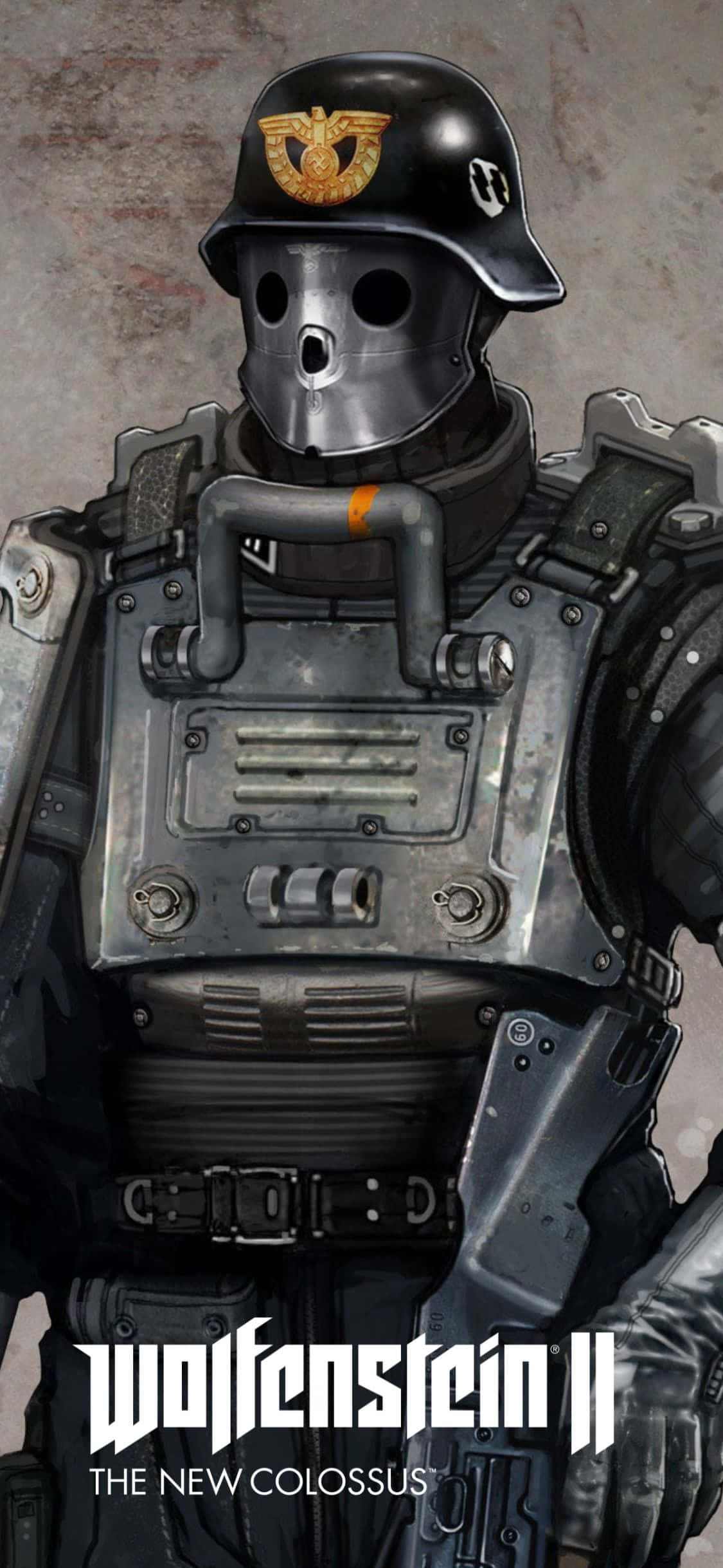 iPhone Xs Wolfenstein Ii Patruljesoldatbaggrund Wallpapers