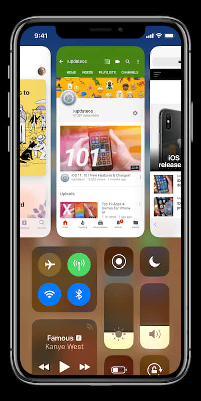 iPhone12 viser YouTube-app Wallpapers