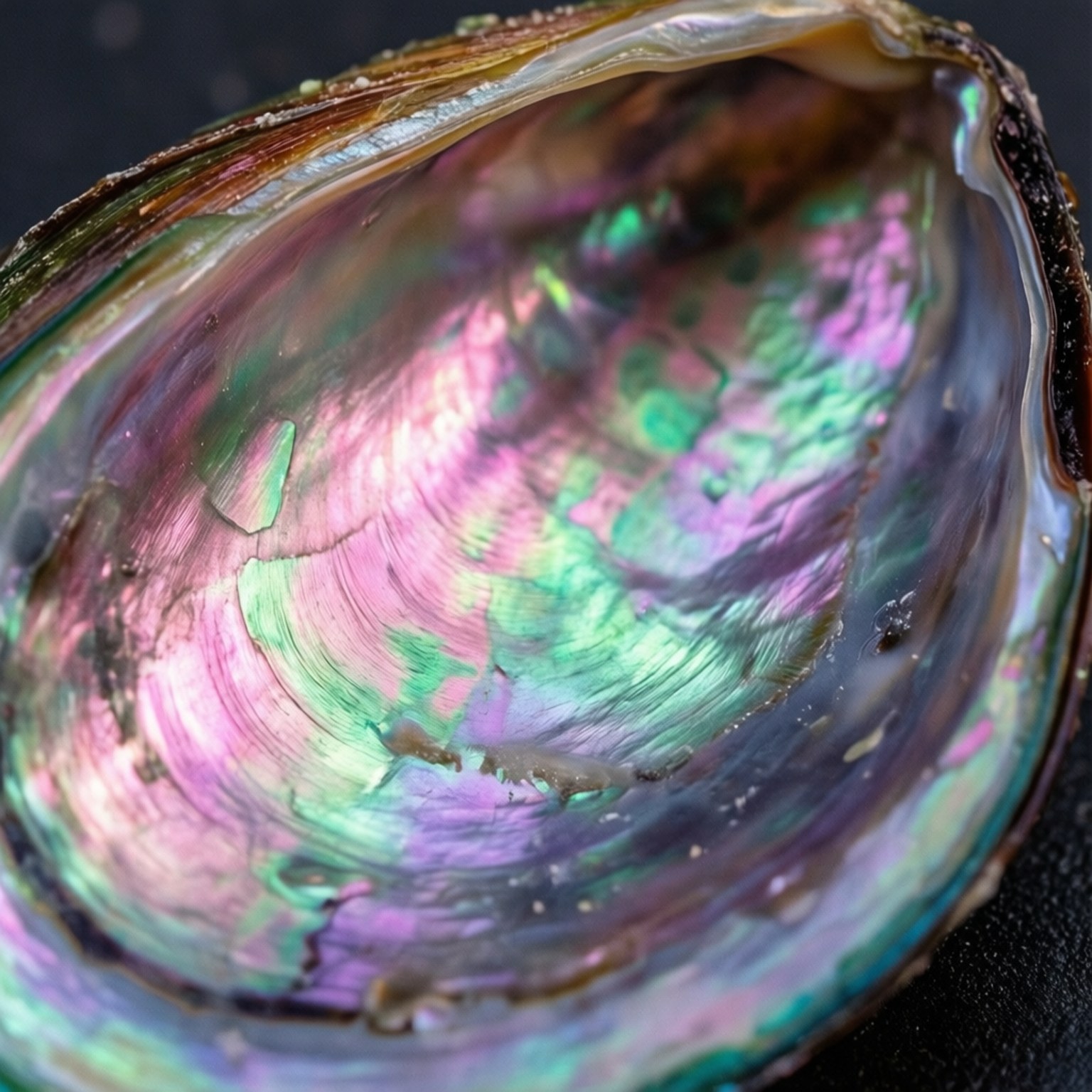 Iridescent Nacre Interior Wallpapers