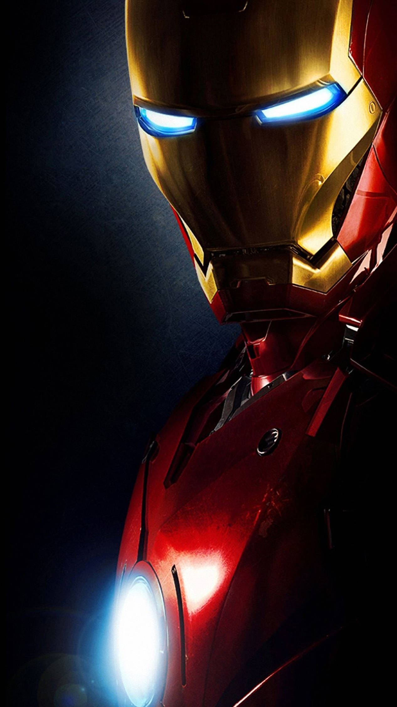 Iron Man 4K iPhone Glødende Øjne Wallpapers