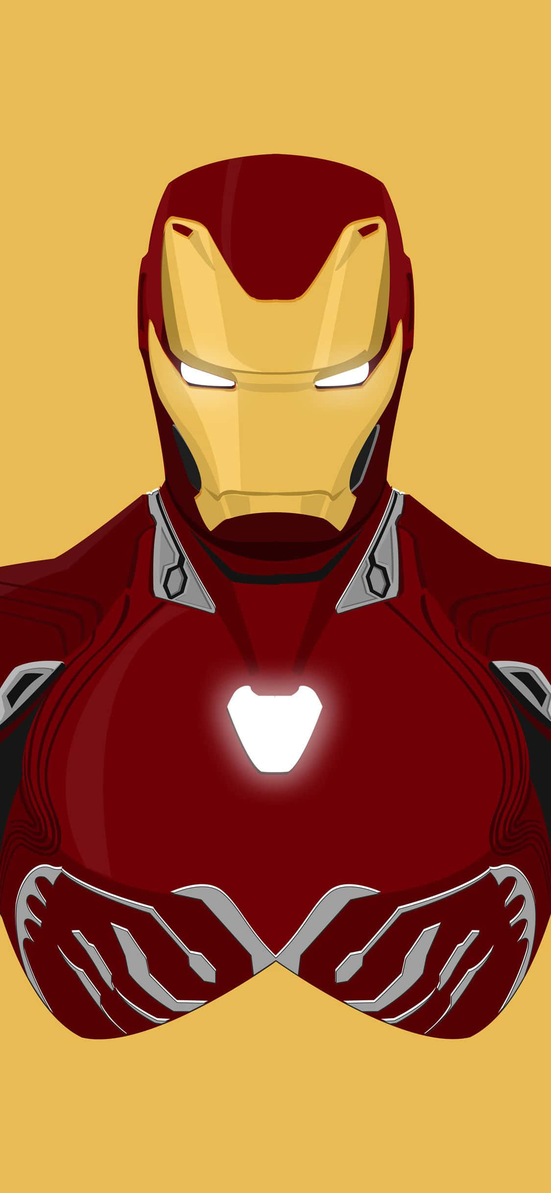 Iron Man gul iPhone X Wallpapers