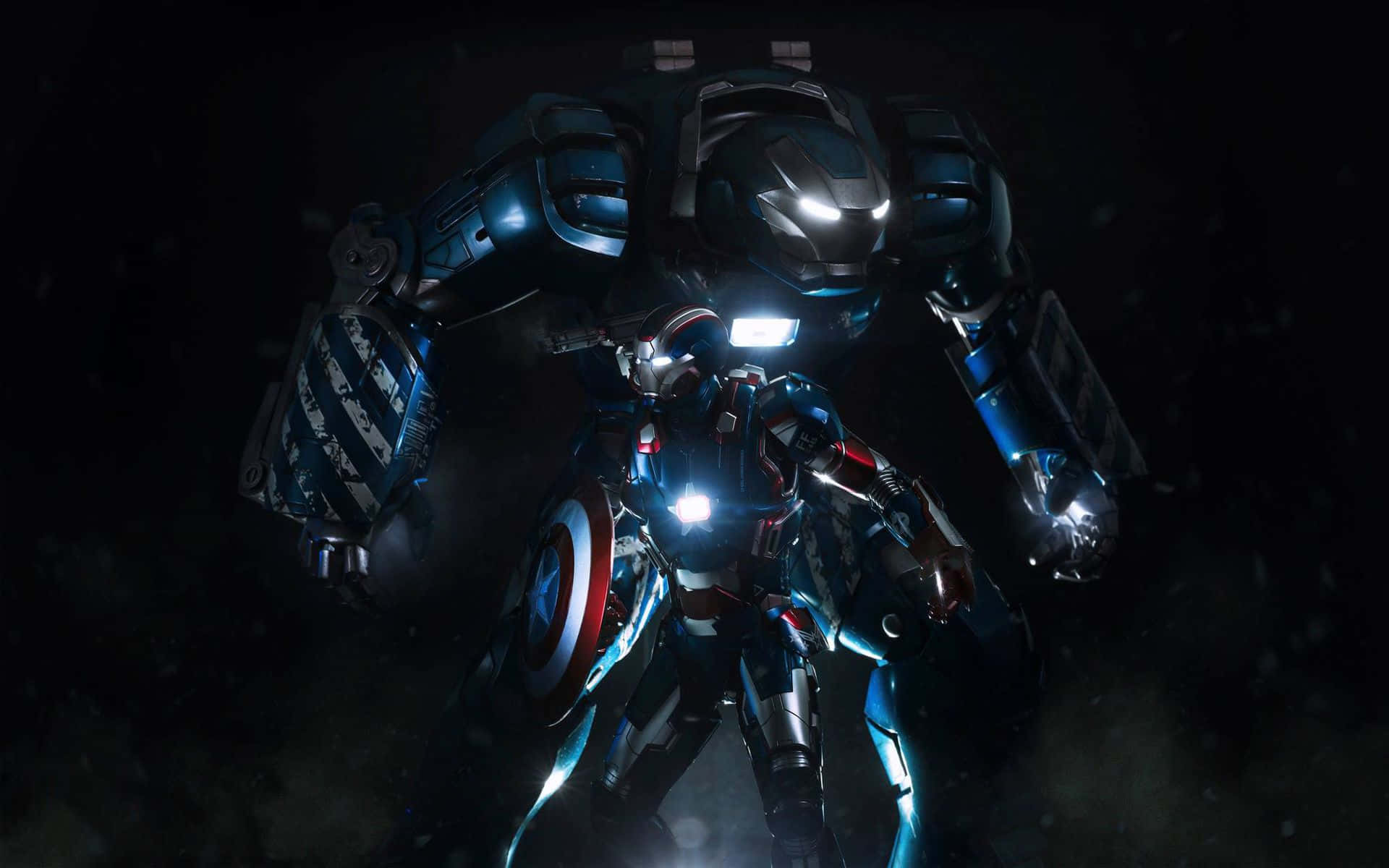 Iron Man i Hulkbuster Rustning Wallpapers