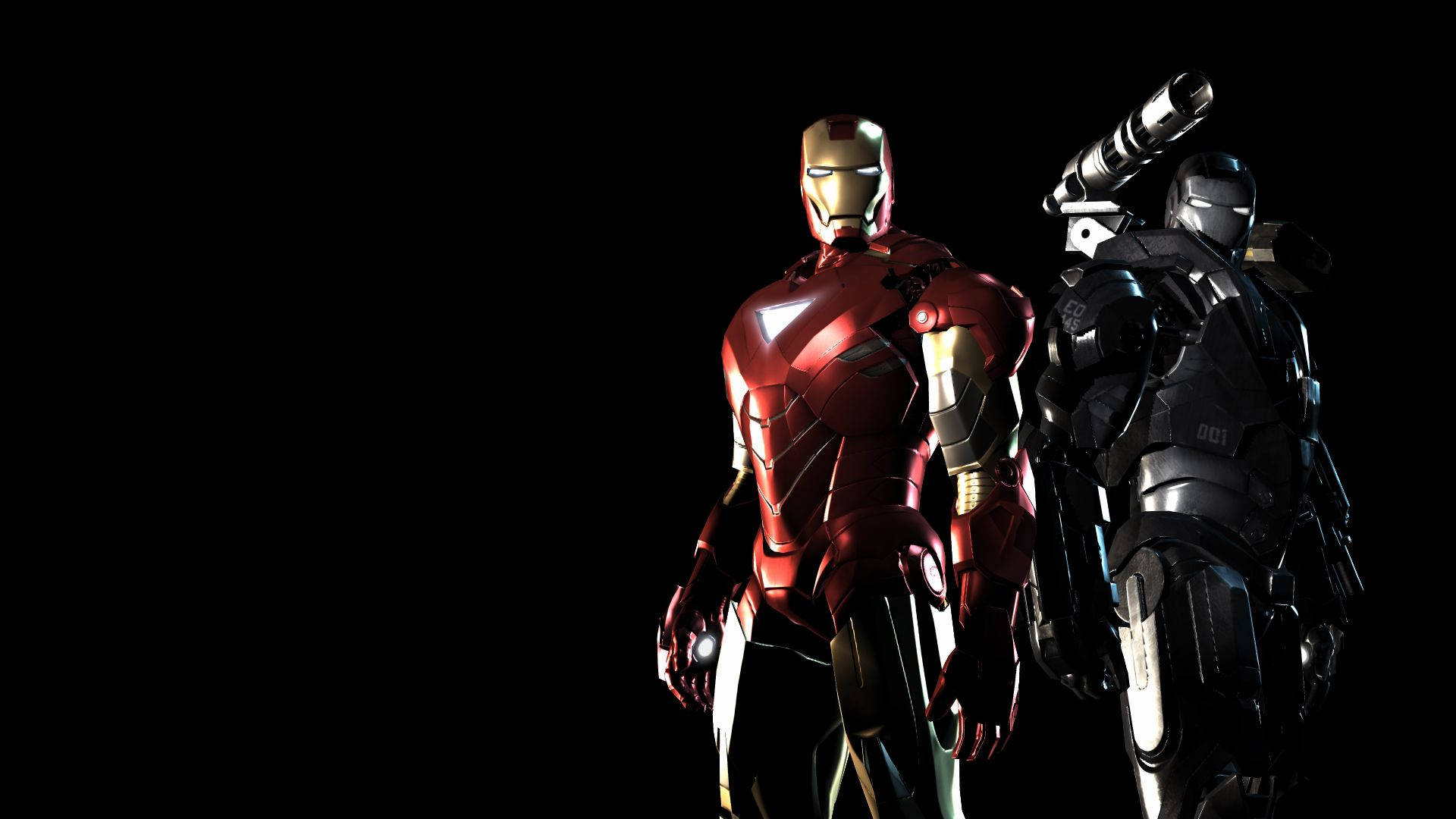 Iron Man og War Machine Wallpapers