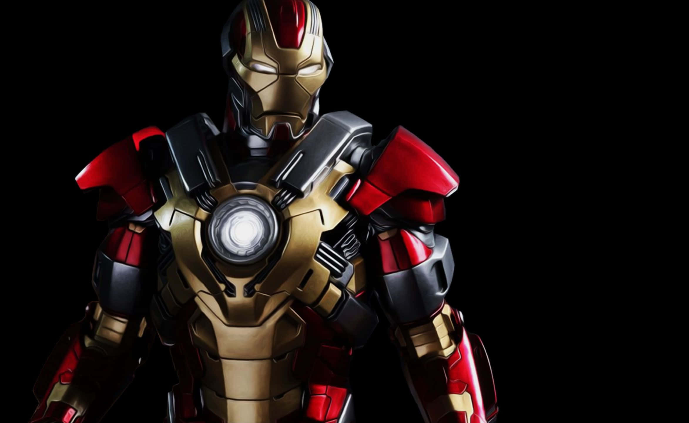 Iron Man Rustning Portræt Wallpapers