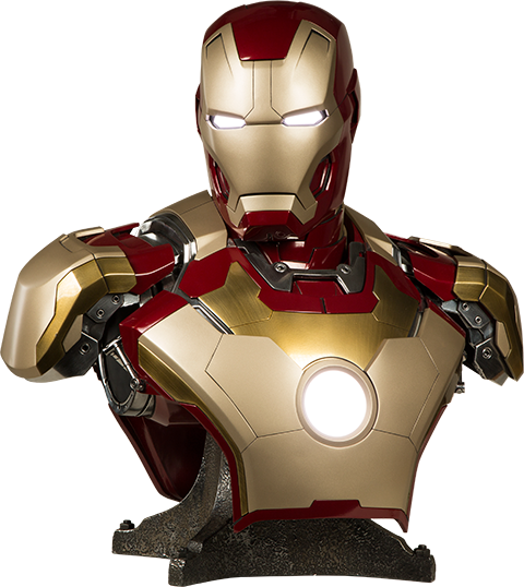 Iron Man Rustning Portræt Wallpapers