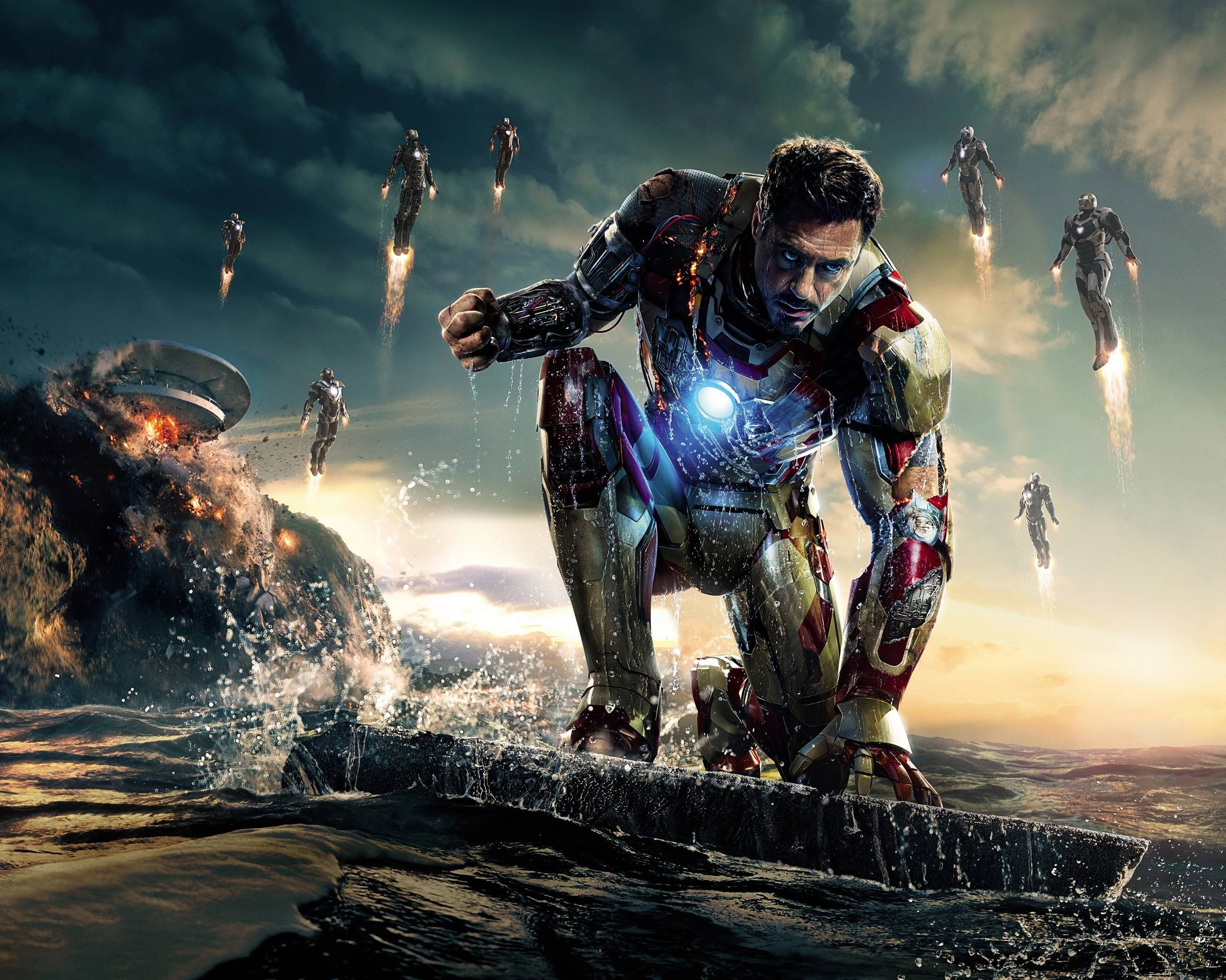 Iron Man uden maske Wallpapers