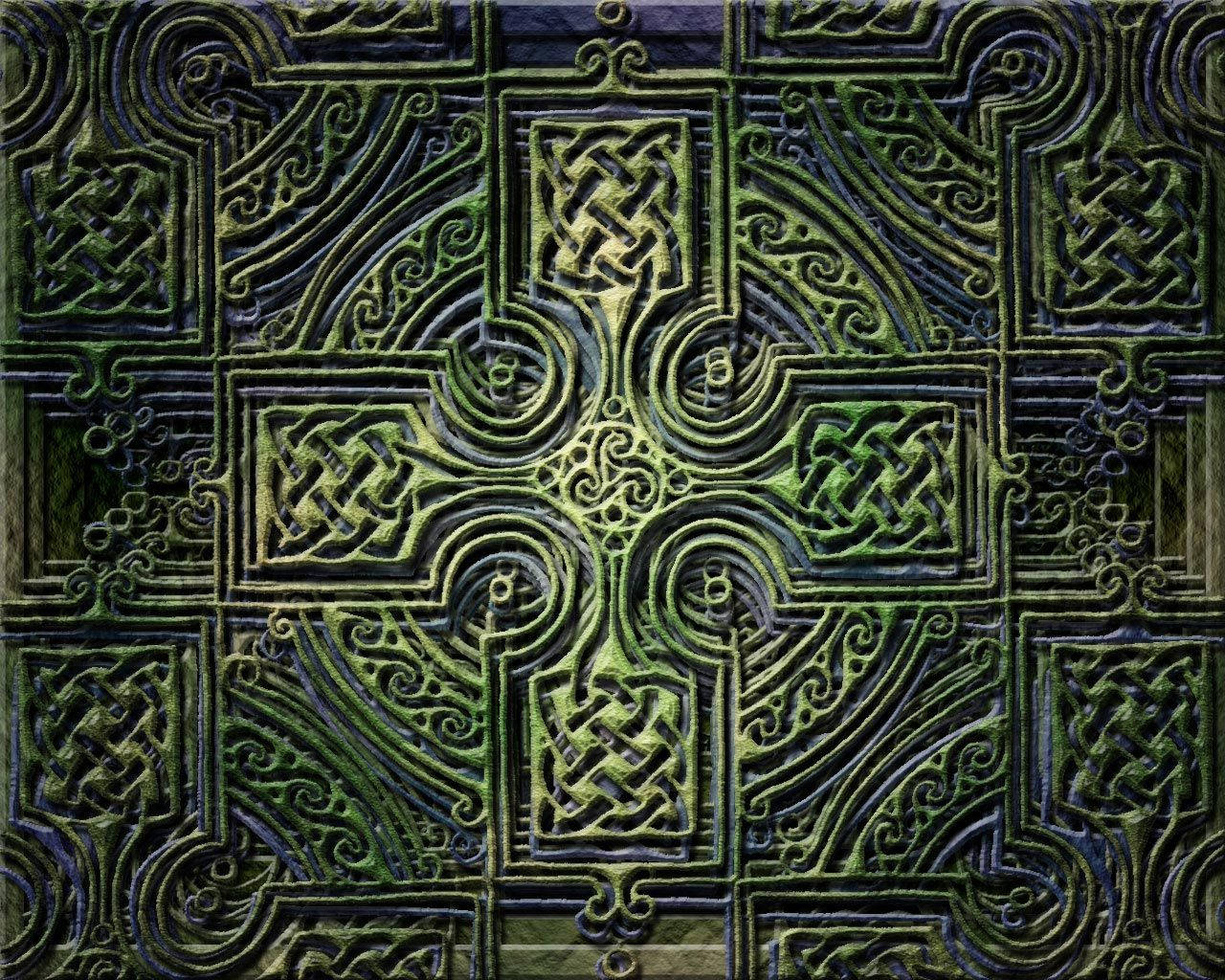 Irsk keltisk kors Wallpapers