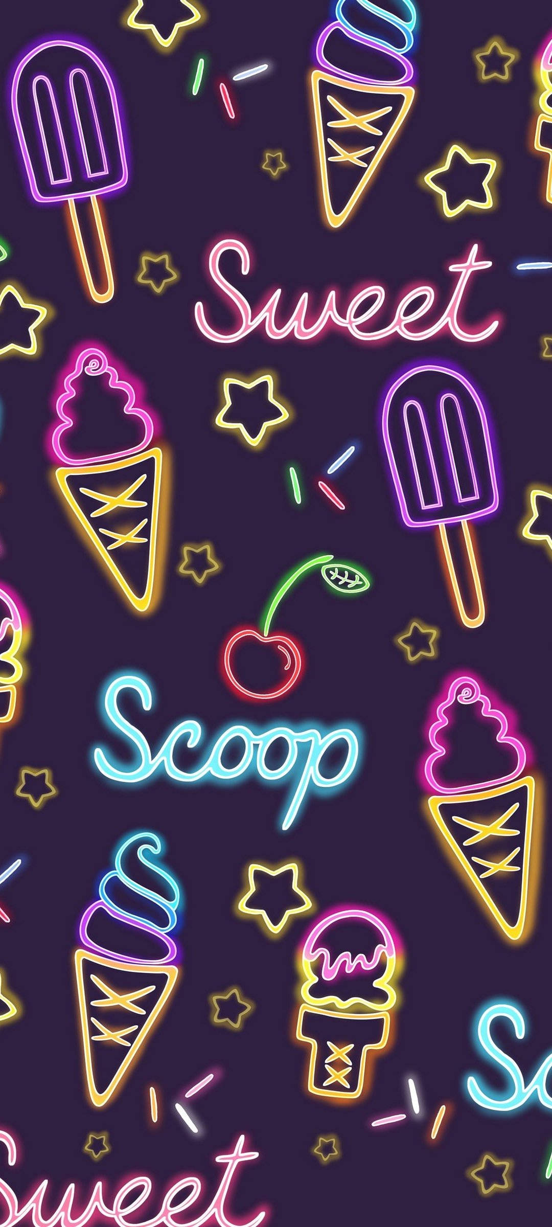 Iskrem Neon-telefon Wallpapers