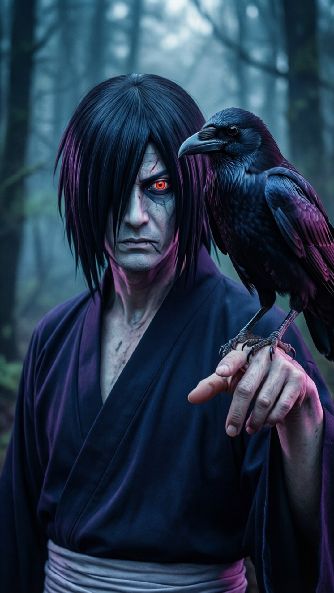 Itachi og krager Wallpapers