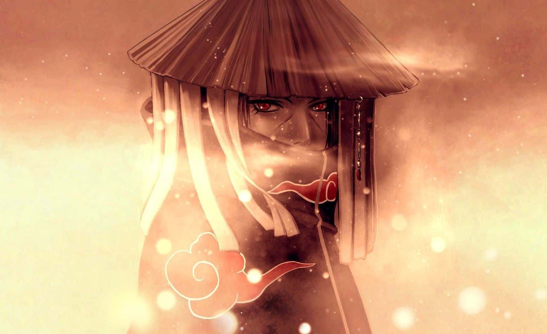 Itachi Uchiha fra Naruto-serien med Sharingan-øjne Wallpapers