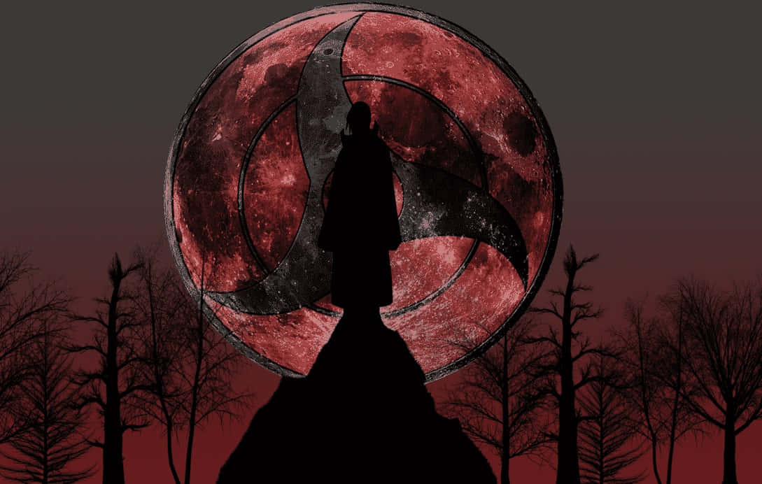 Itachi Uchiha stirrer ind i nattehimlen Wallpapers