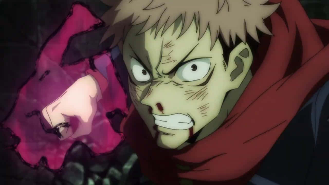 Itadori Yuji vred aura punch Wallpapers