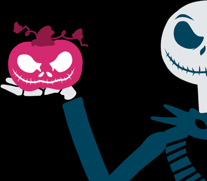 Jack og Zero stiliseret kunstværk Wallpapers