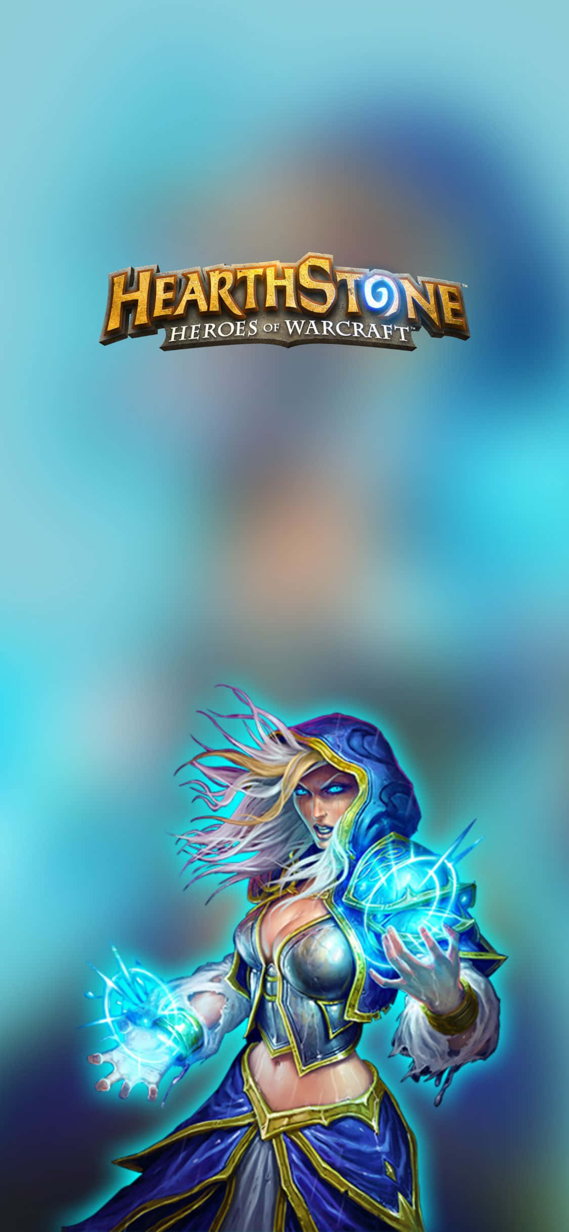 Jaina Proudmoore iPhone XS Hearthstone Baggrund Wallpapers