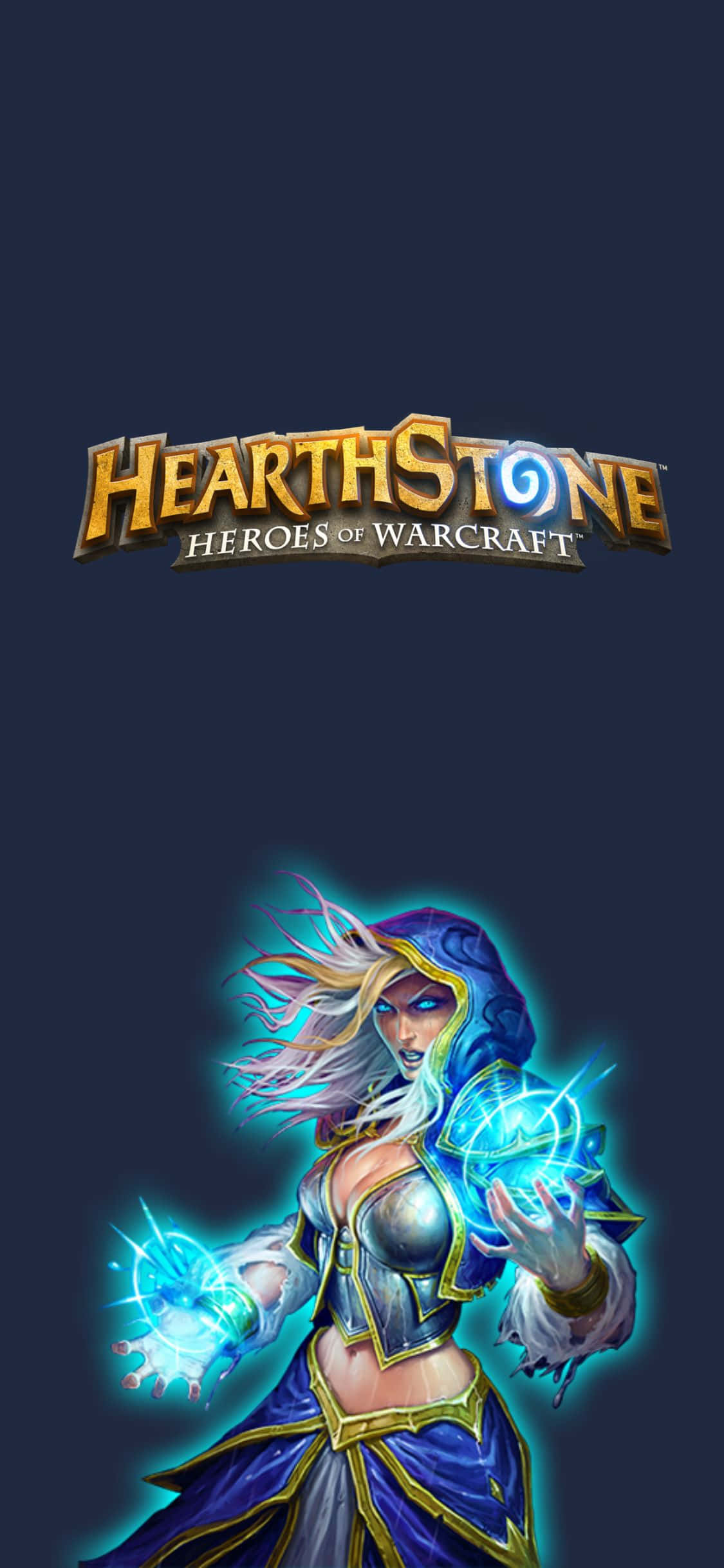 Jaina Proudmoore iPhone XS Hearthstone Baggrund Wallpapers