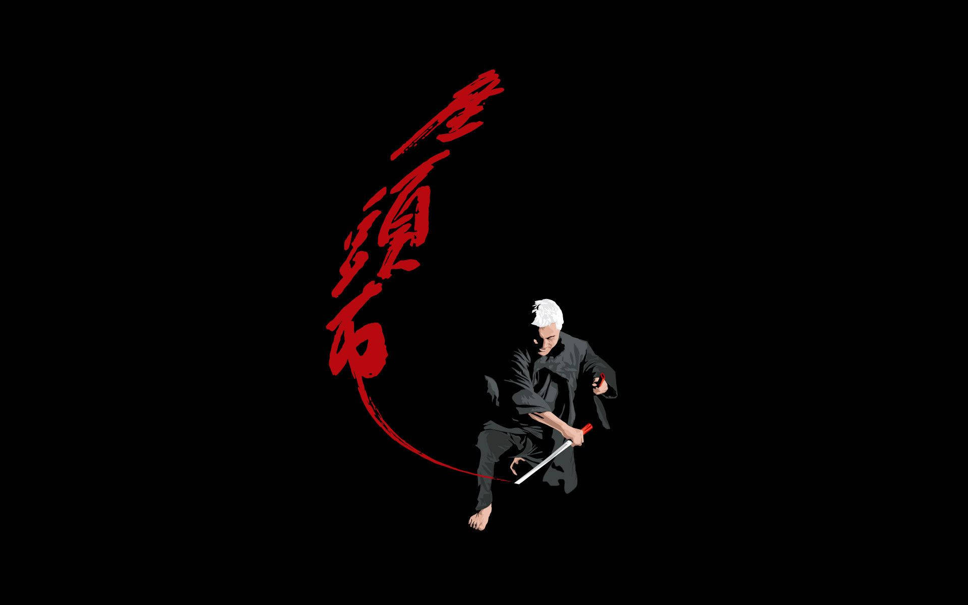 Japansk samurai kunstværk Wallpapers