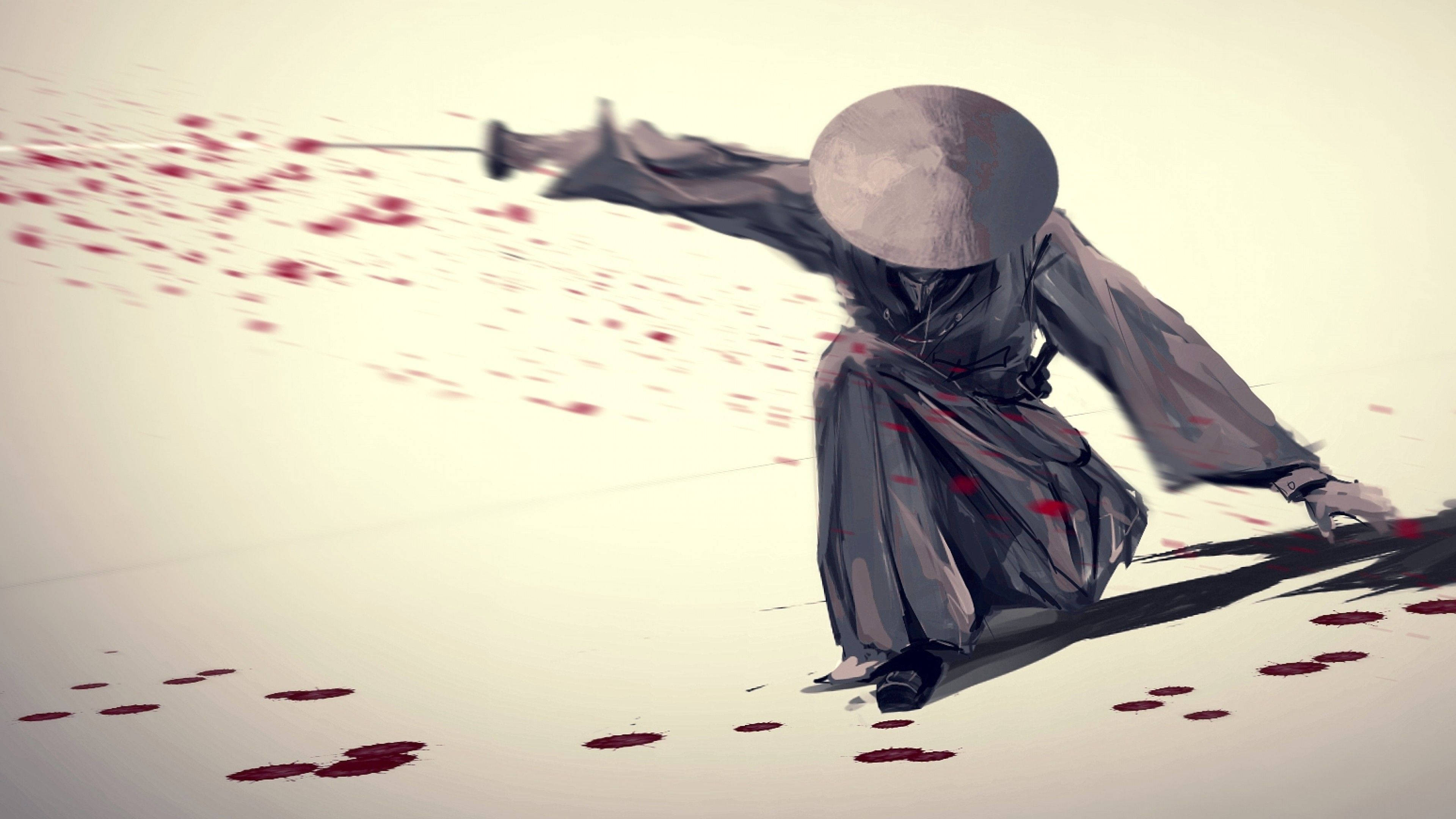 Japansk Samurai Blod Wallpapers