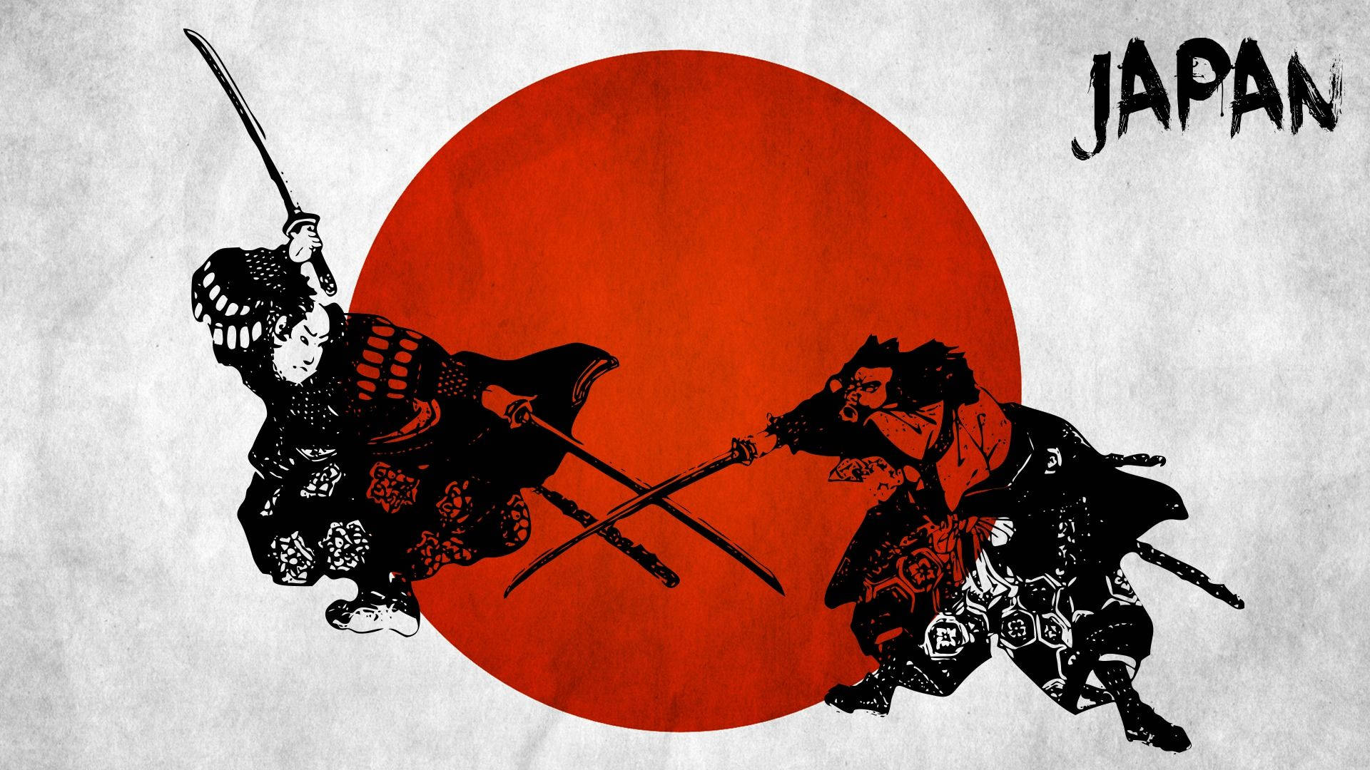Japansk samurai flag sværdkamp Wallpapers