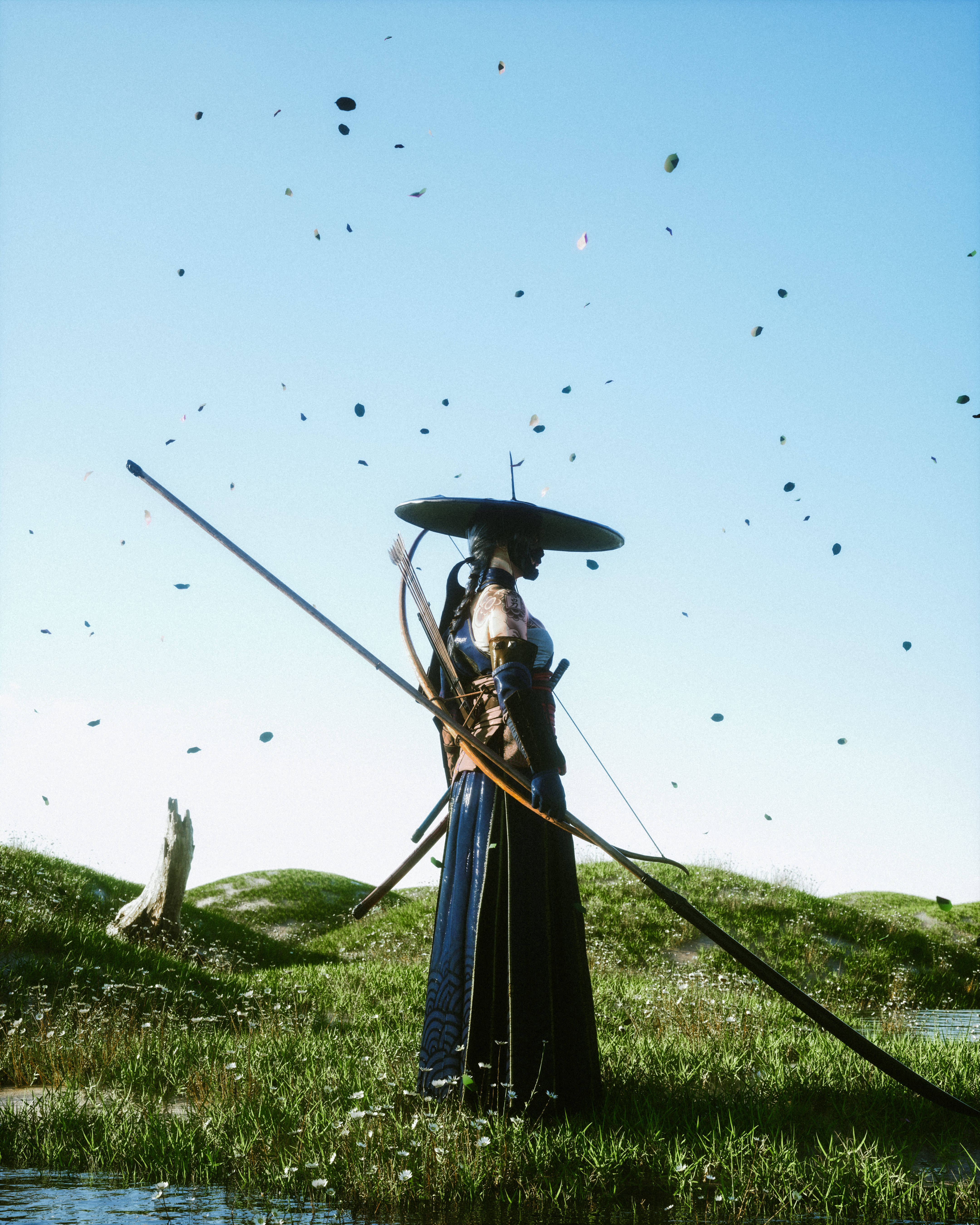 Japansk samurai langt sværd Wallpapers