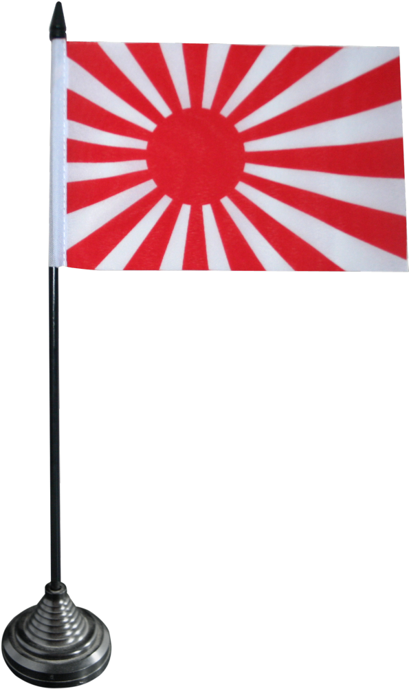 Japansk solopgangsflag på stativ Wallpapers