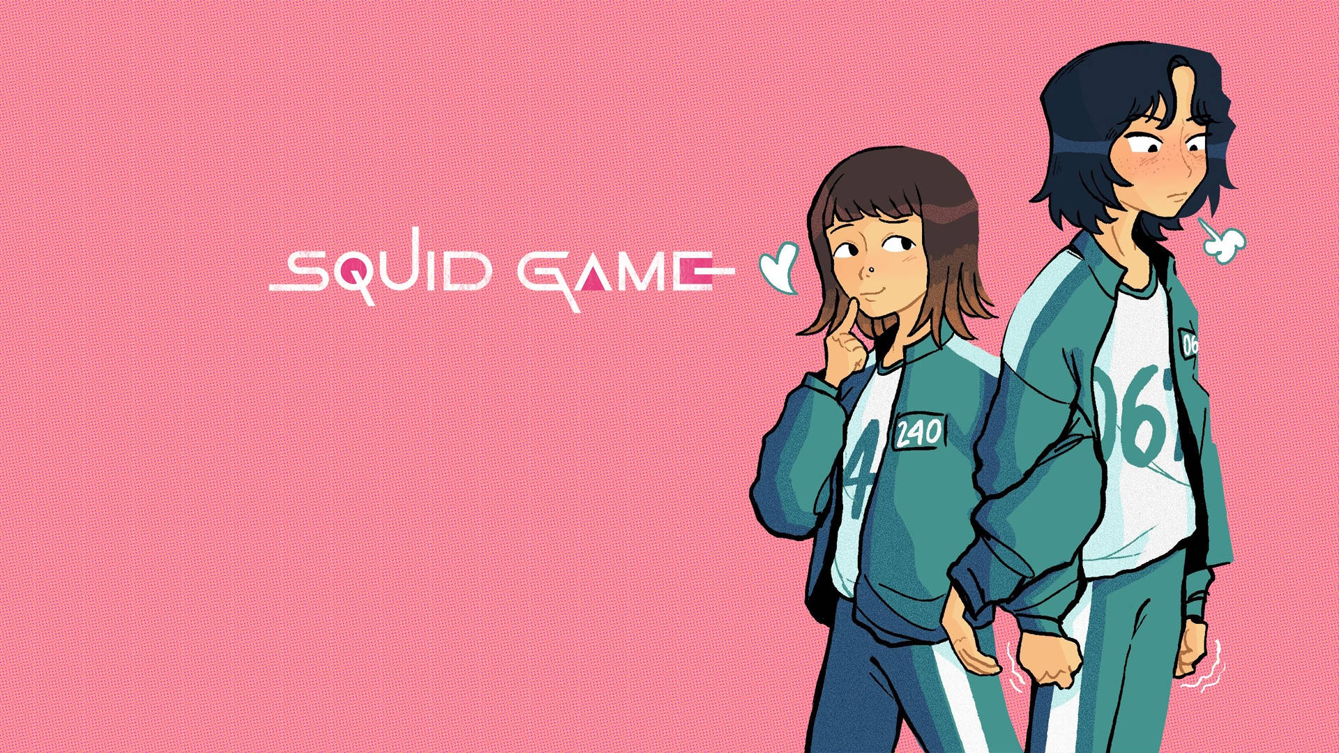 Ji Yeong og 067 Squid Game Wallpapers