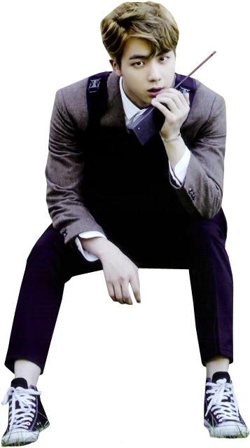 Jimin eftertænksom positur Wallpapers