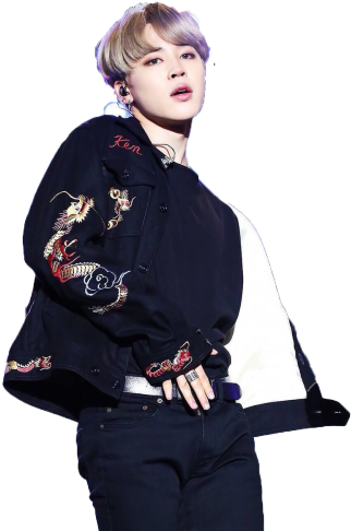 Jimin i broderet jakke Wallpapers