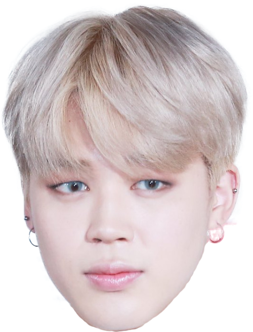 Jimin portræt med blond hår Wallpapers