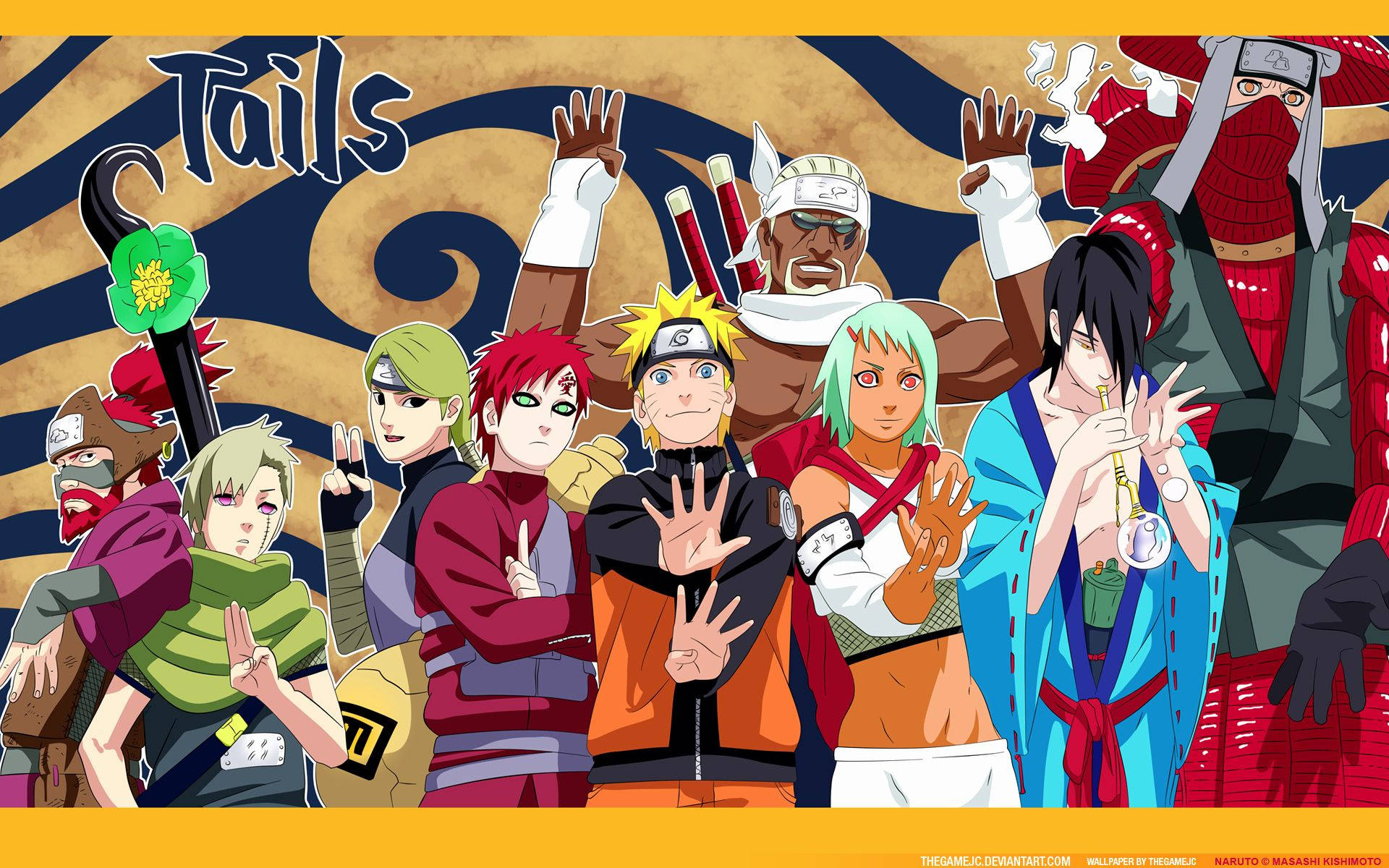 Jinchuriki Naruto Figurer Fan Art Wallpapers
