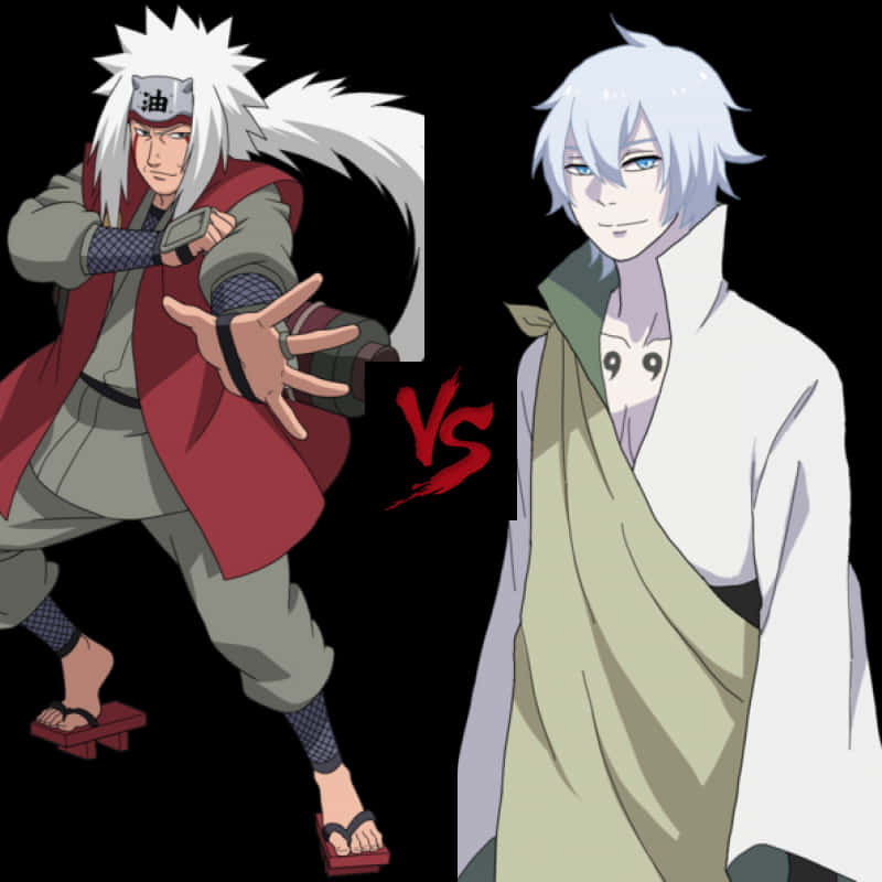 Jiraiya mod Suigetsu anime-opgør Wallpapers