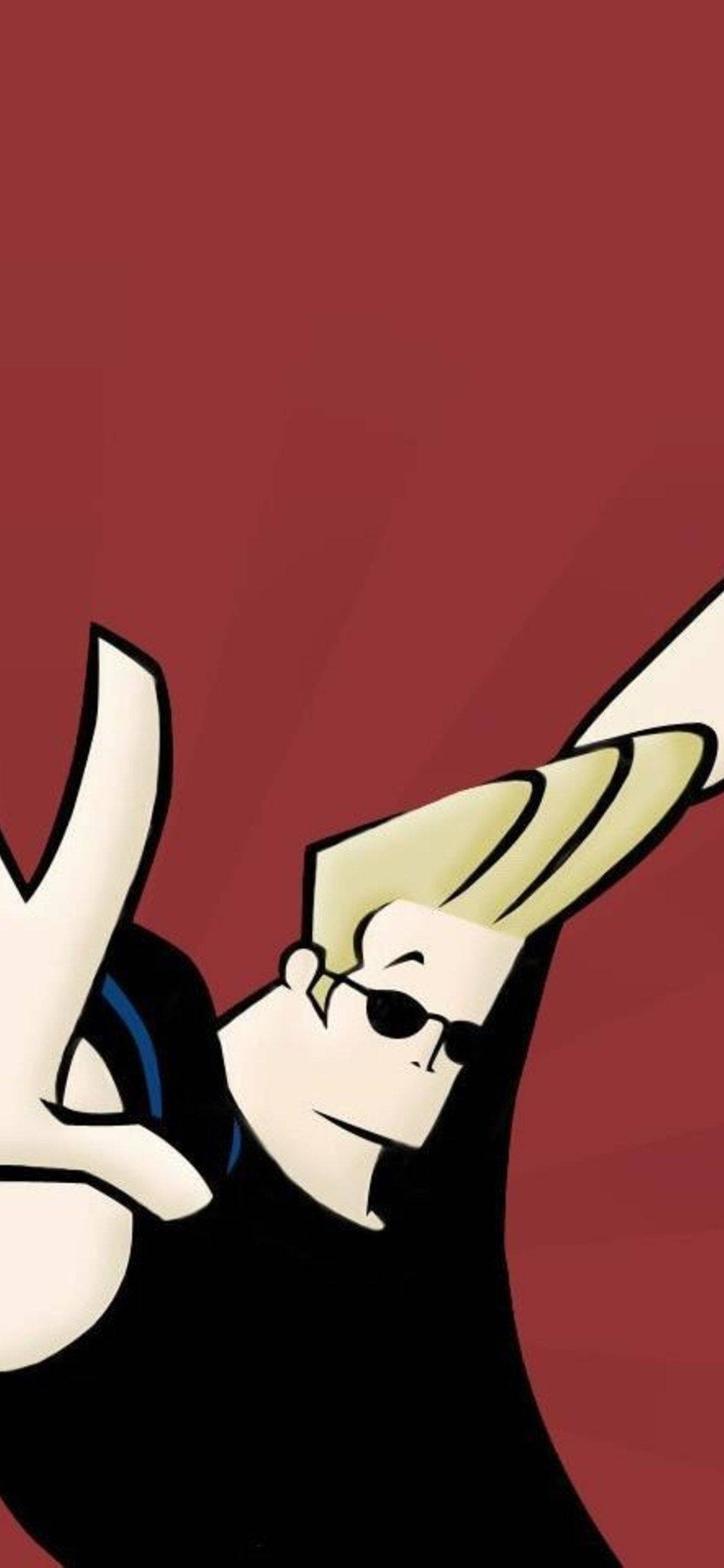 Johnny Bravo Poserer i Sin Klassiske Stil Wallpapers