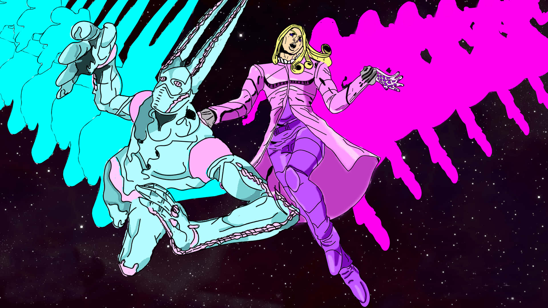 JoJos Bizarre Adventure Manga Funny Valentine og D4C Wallpapers