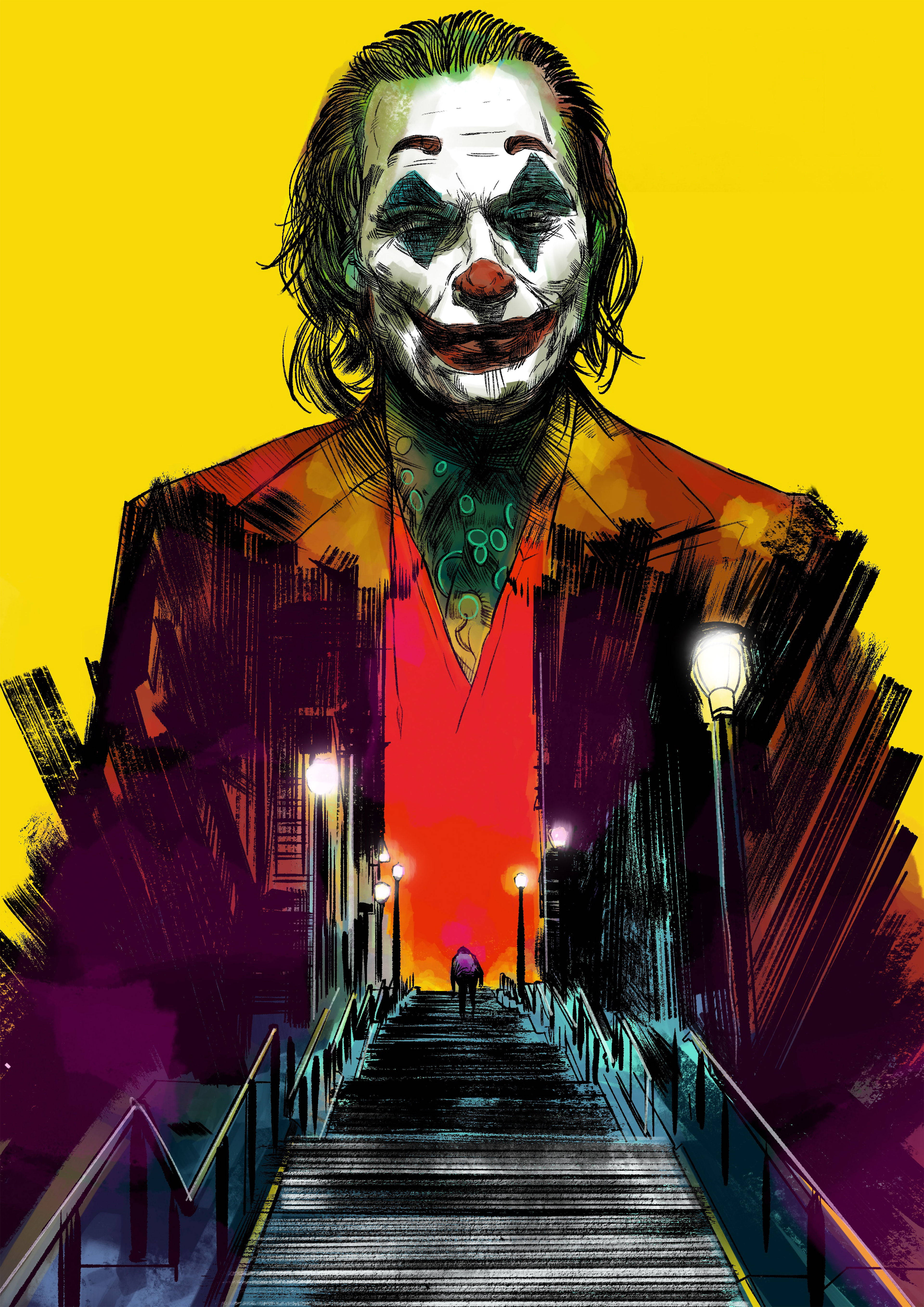 Joker 2019 Trappekunst Wallpapers