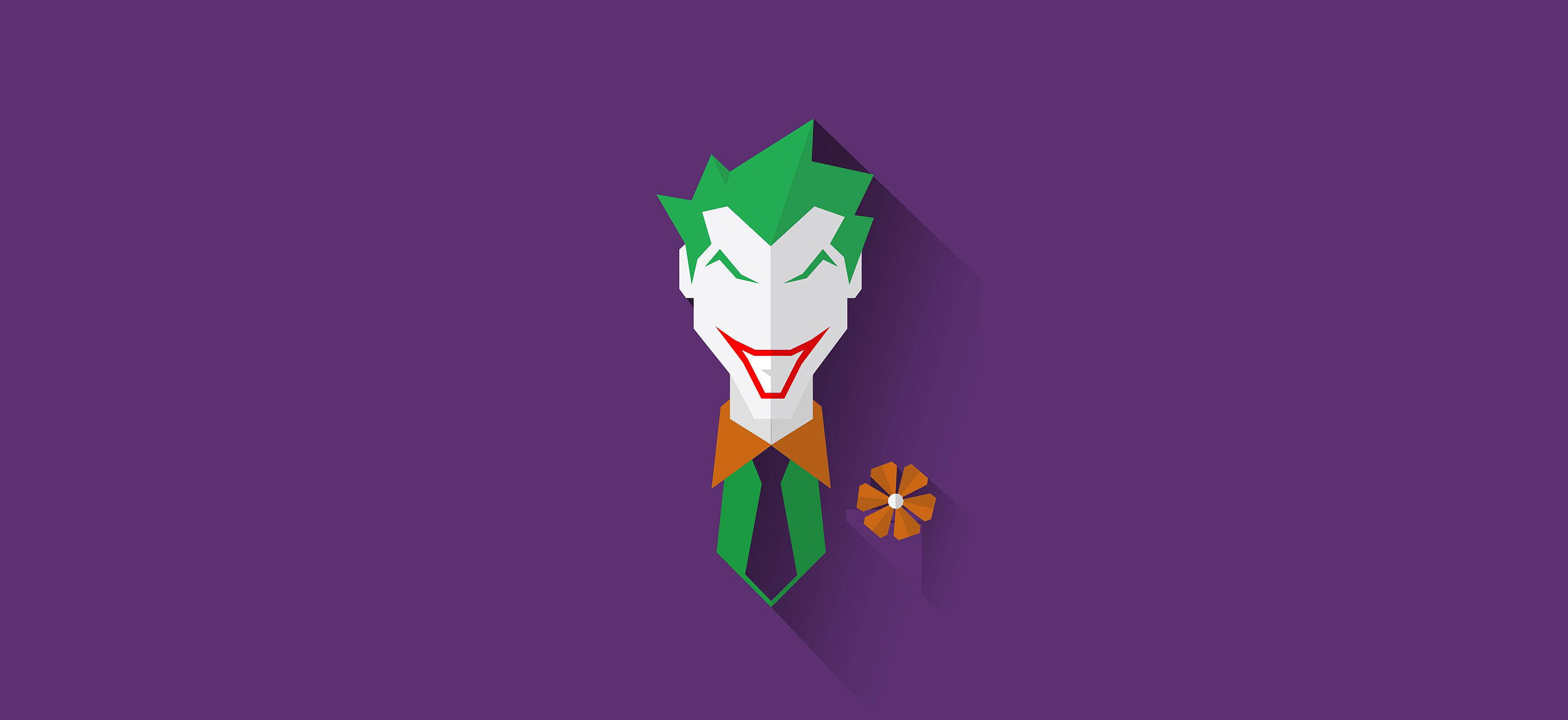 Joker DC Minimalistisk Kunst Wallpapers
