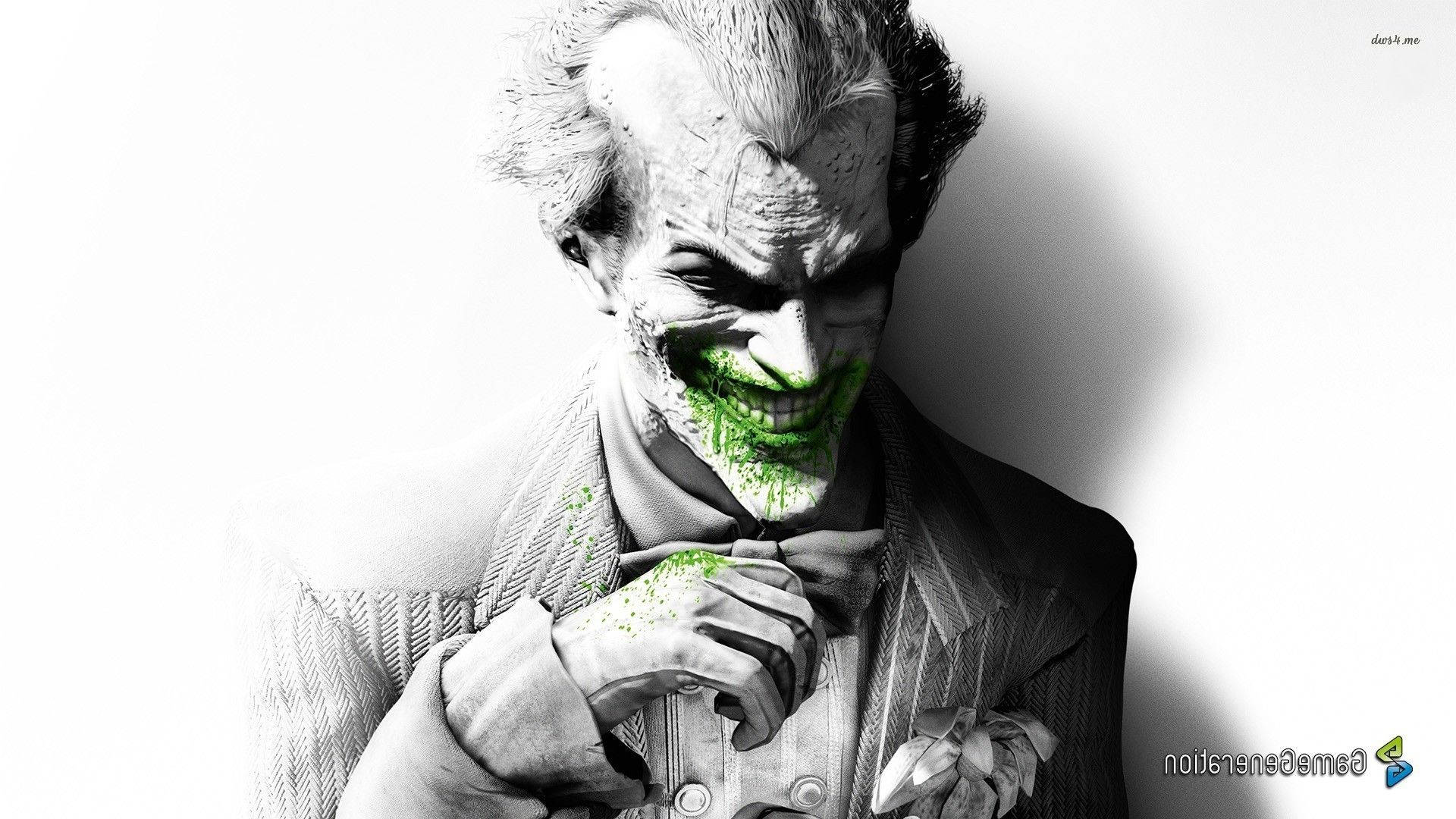 Joker Grøn Grå Wallpapers