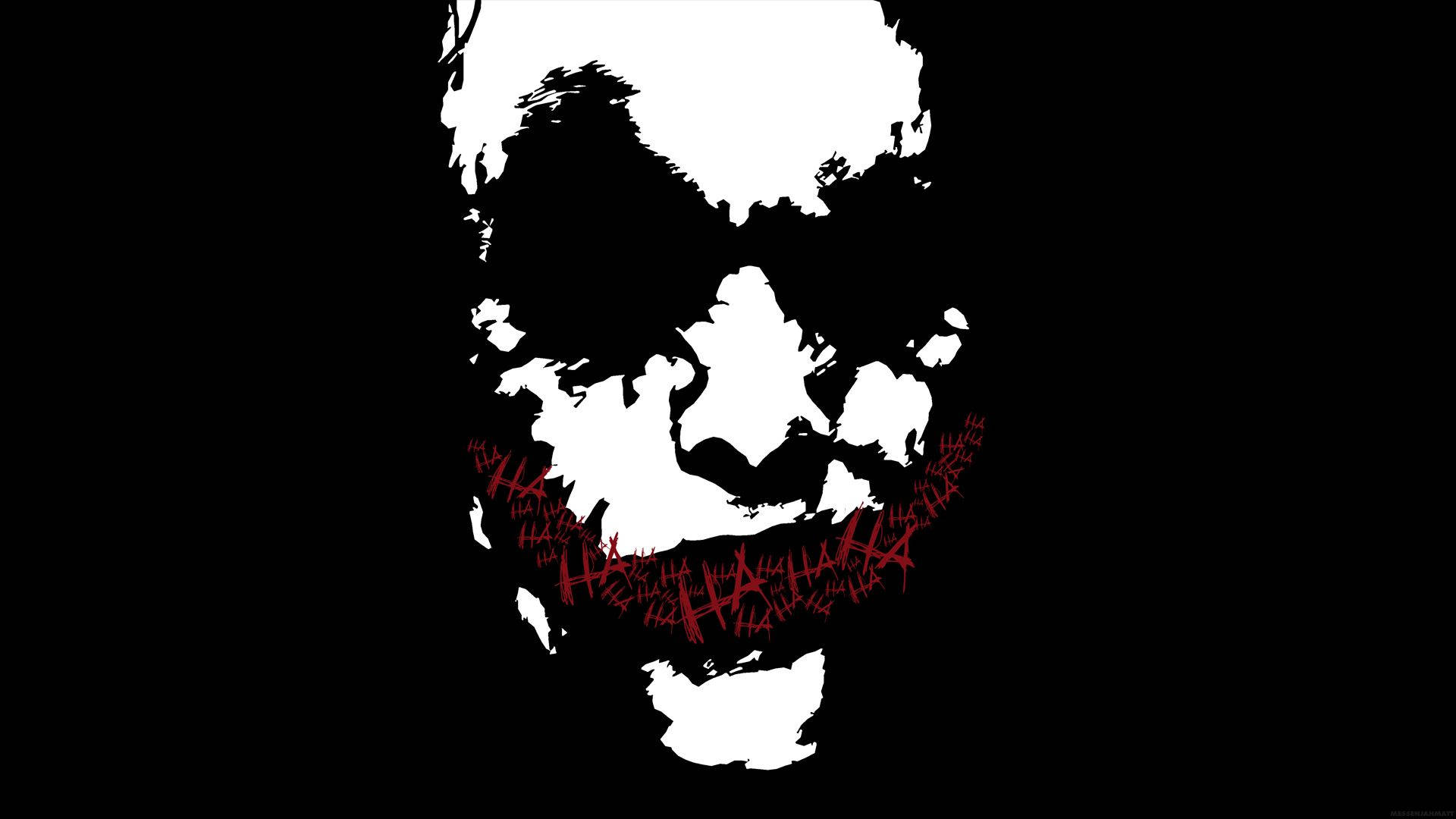 Joker Minimalistisk Kunst Wallpapers