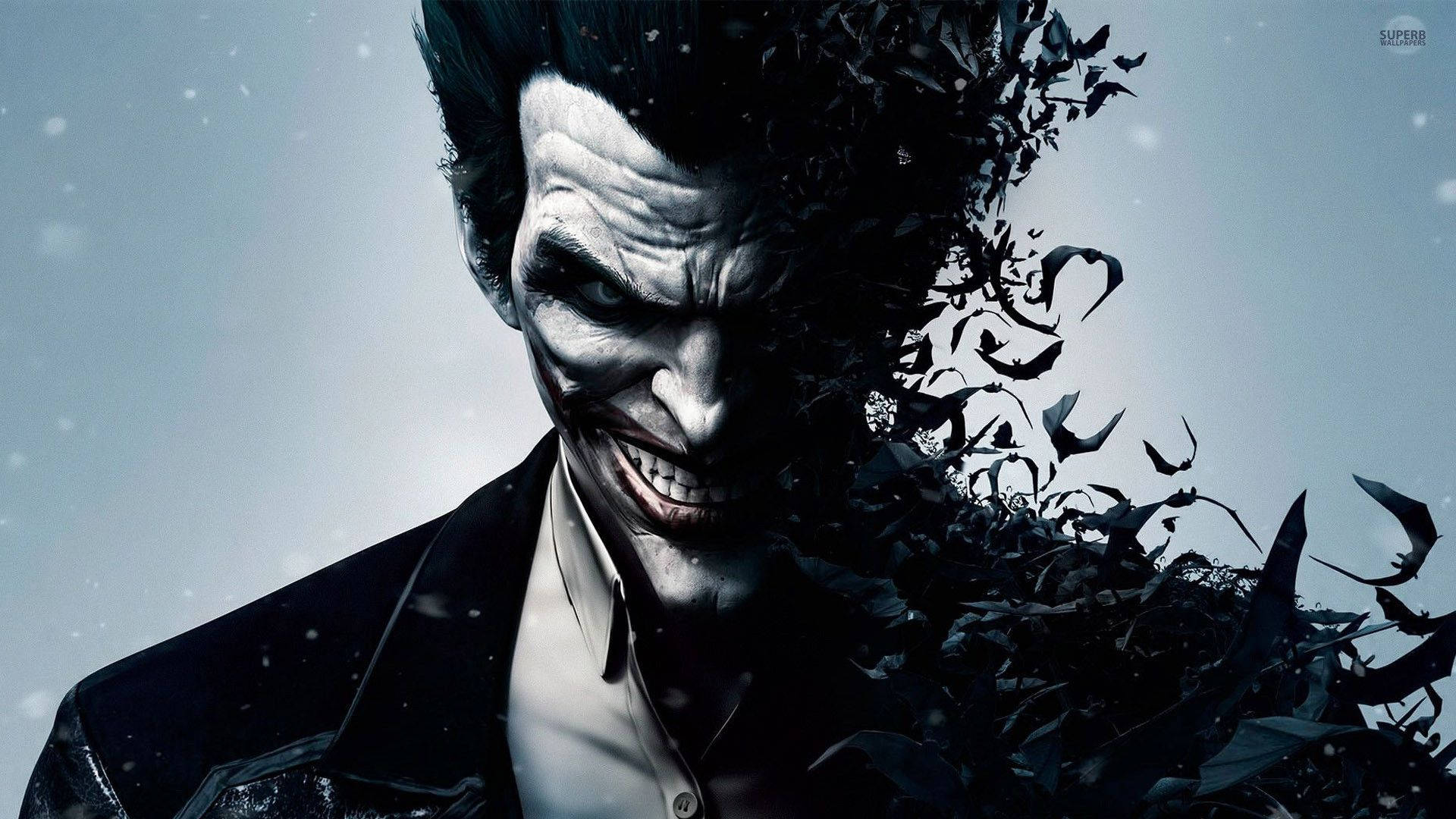 Joker opløses i flagermus Wallpapers