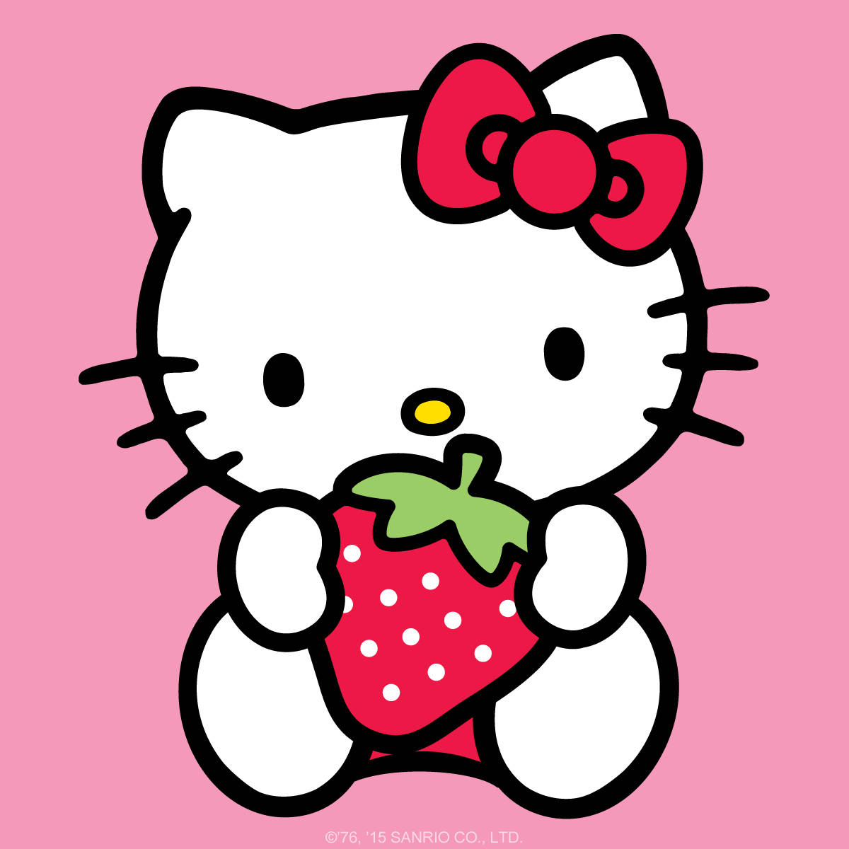 Jordbær tegneserie Hello Kitty PFP Wallpapers