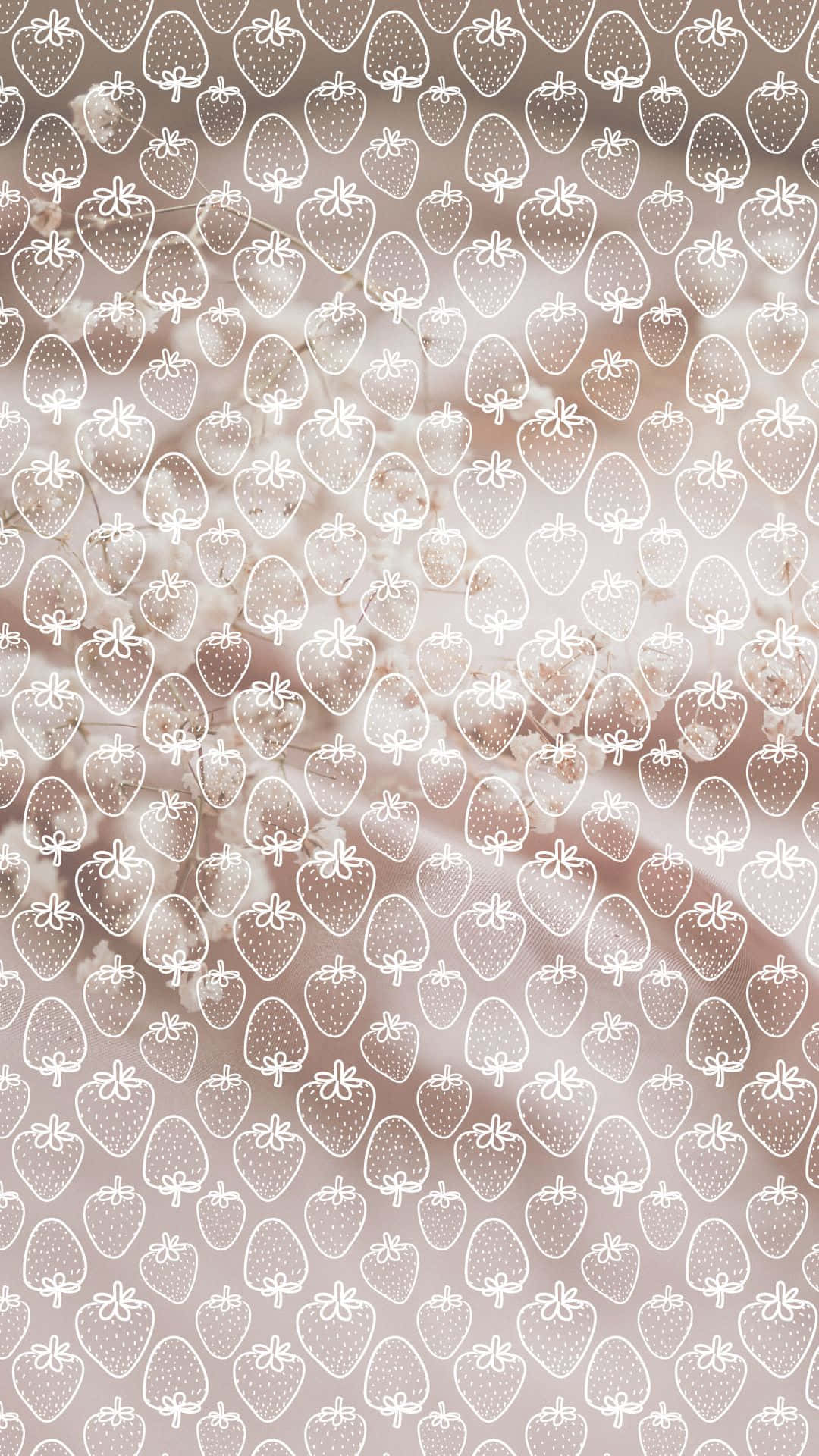 Jordbær Æstetisk VSCO Mønster Baggrund Wallpapers