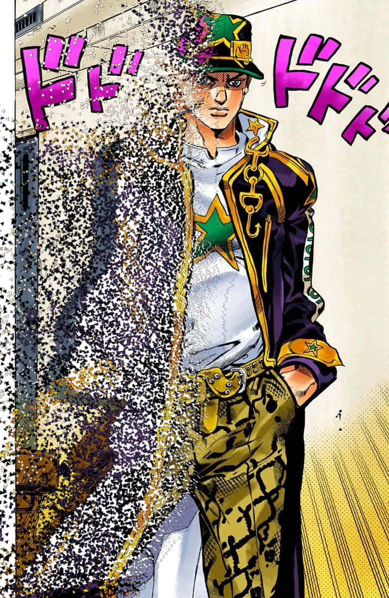Jotaro Kujo Stilfuld Positur Wallpapers