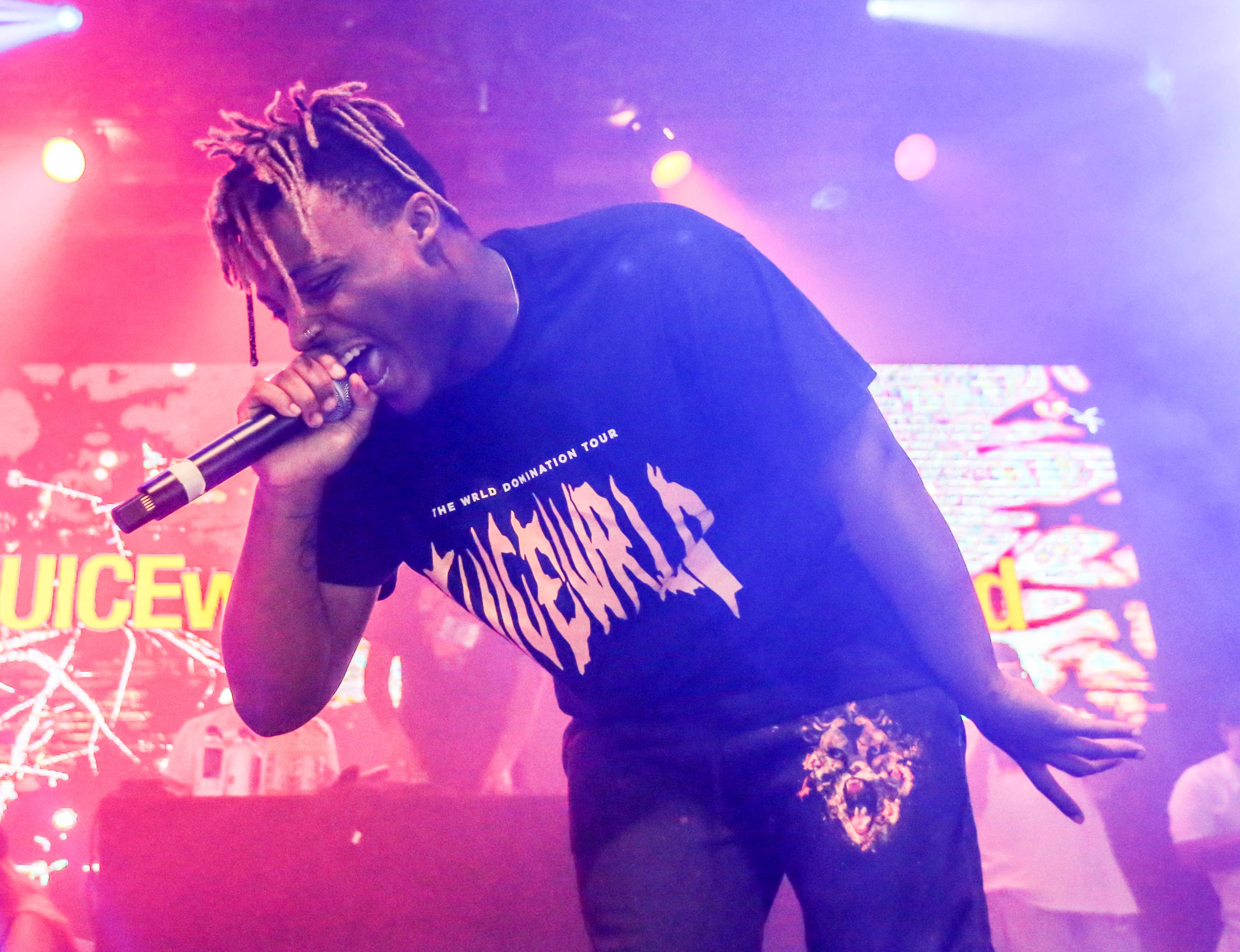 Juice Wrld på scenen 4K Wallpapers