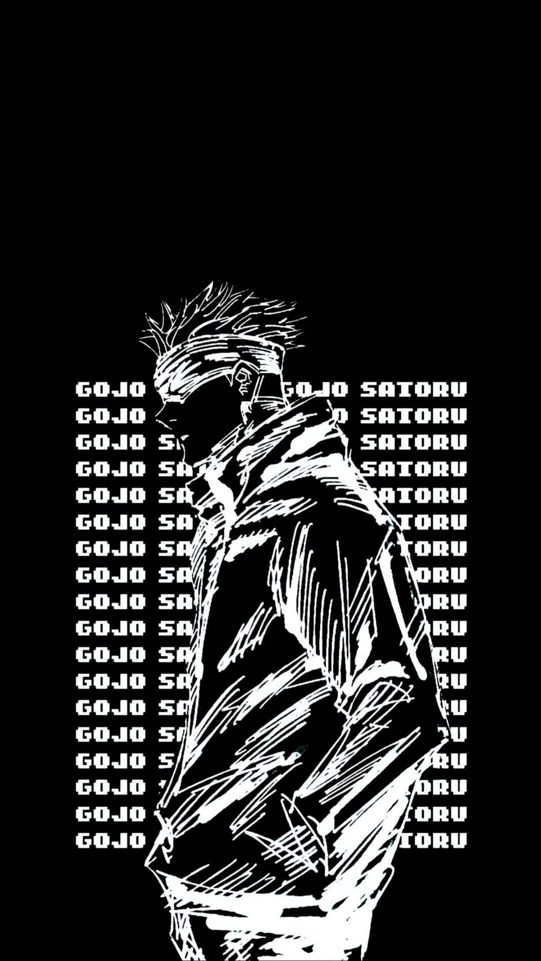 Jujutsu Kaisen Gojo Mørk Æstetik Anime
