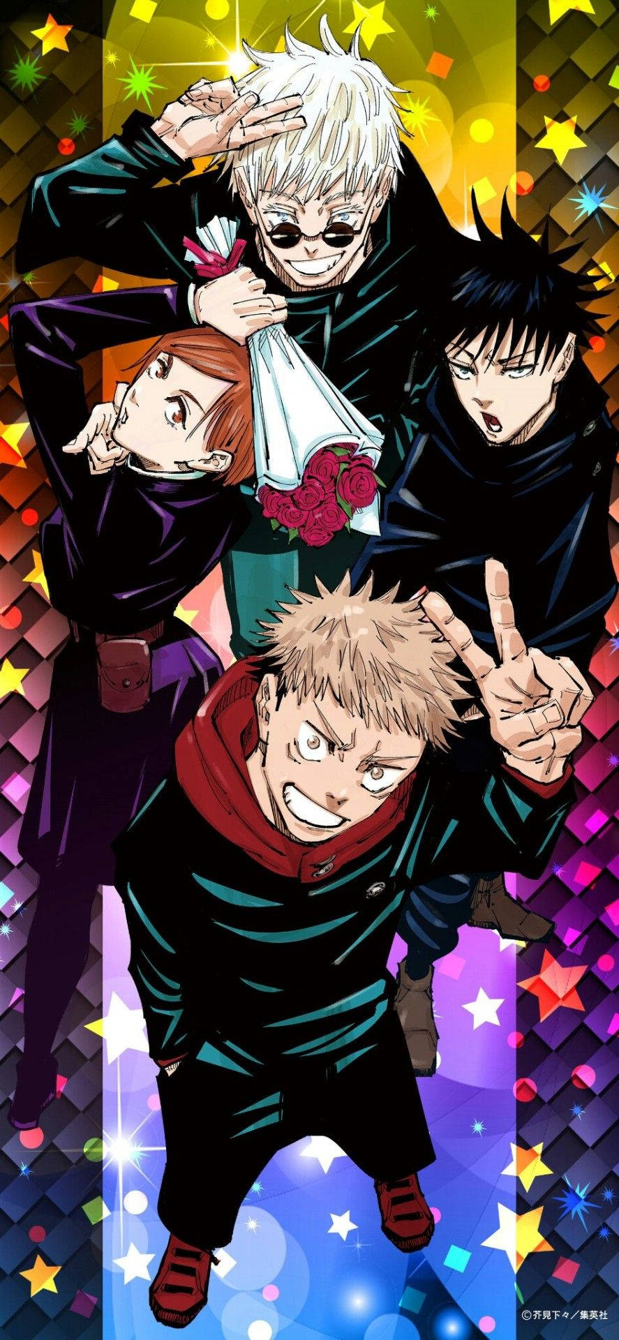 Jujutsu Kaisen-holdet er klar til at tackle enhver udfordring! Wallpapers