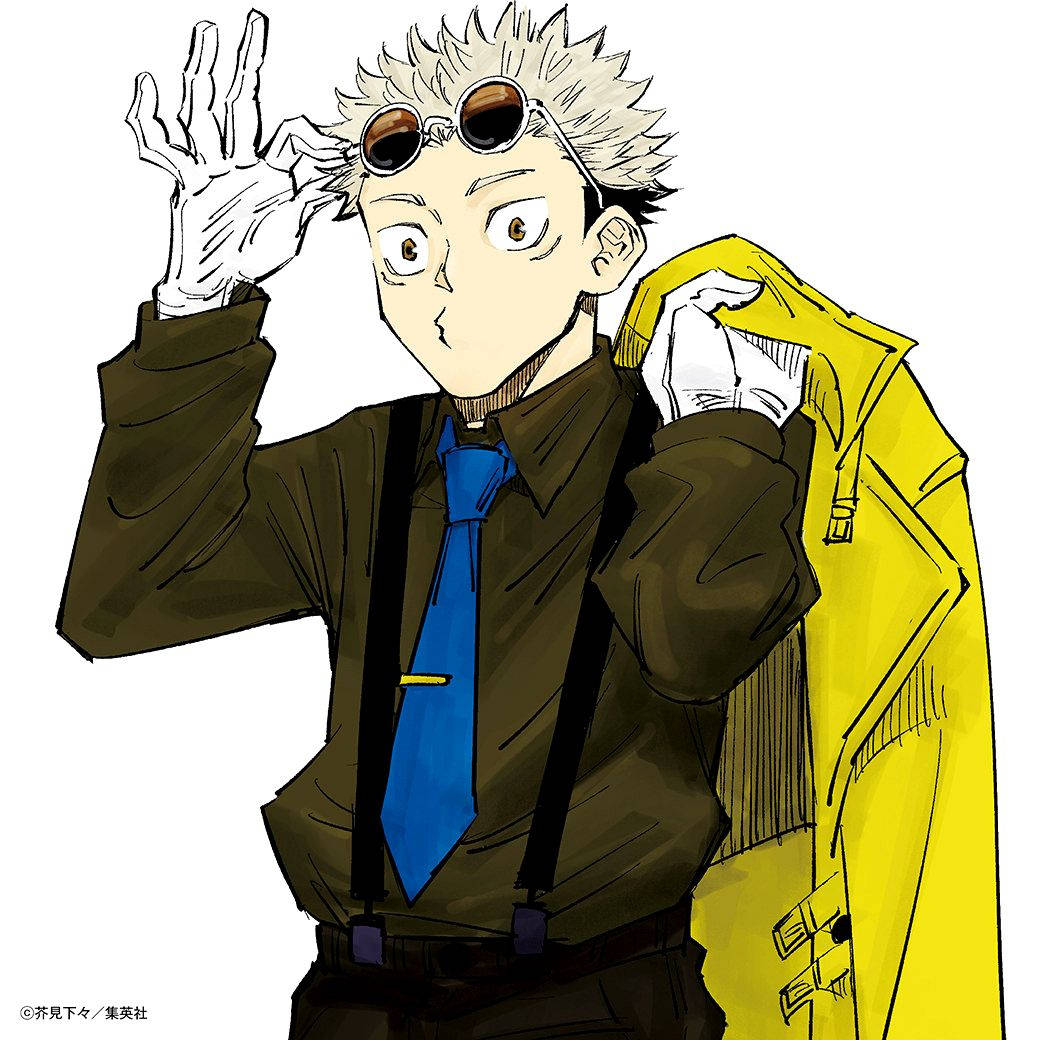 Jujutsu Kaisen Itadori med gul jakke Wallpapers