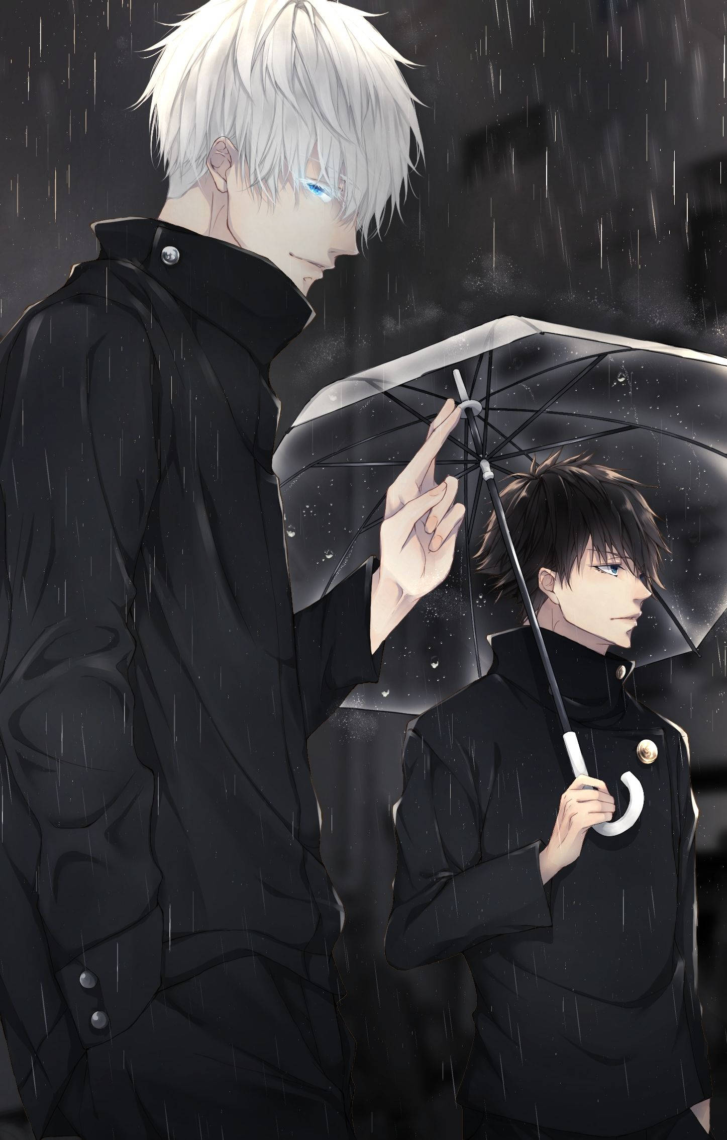 Jujutsu Kaisens Itadori Yuji og Fushiguro Megumi kæmper. Wallpapers