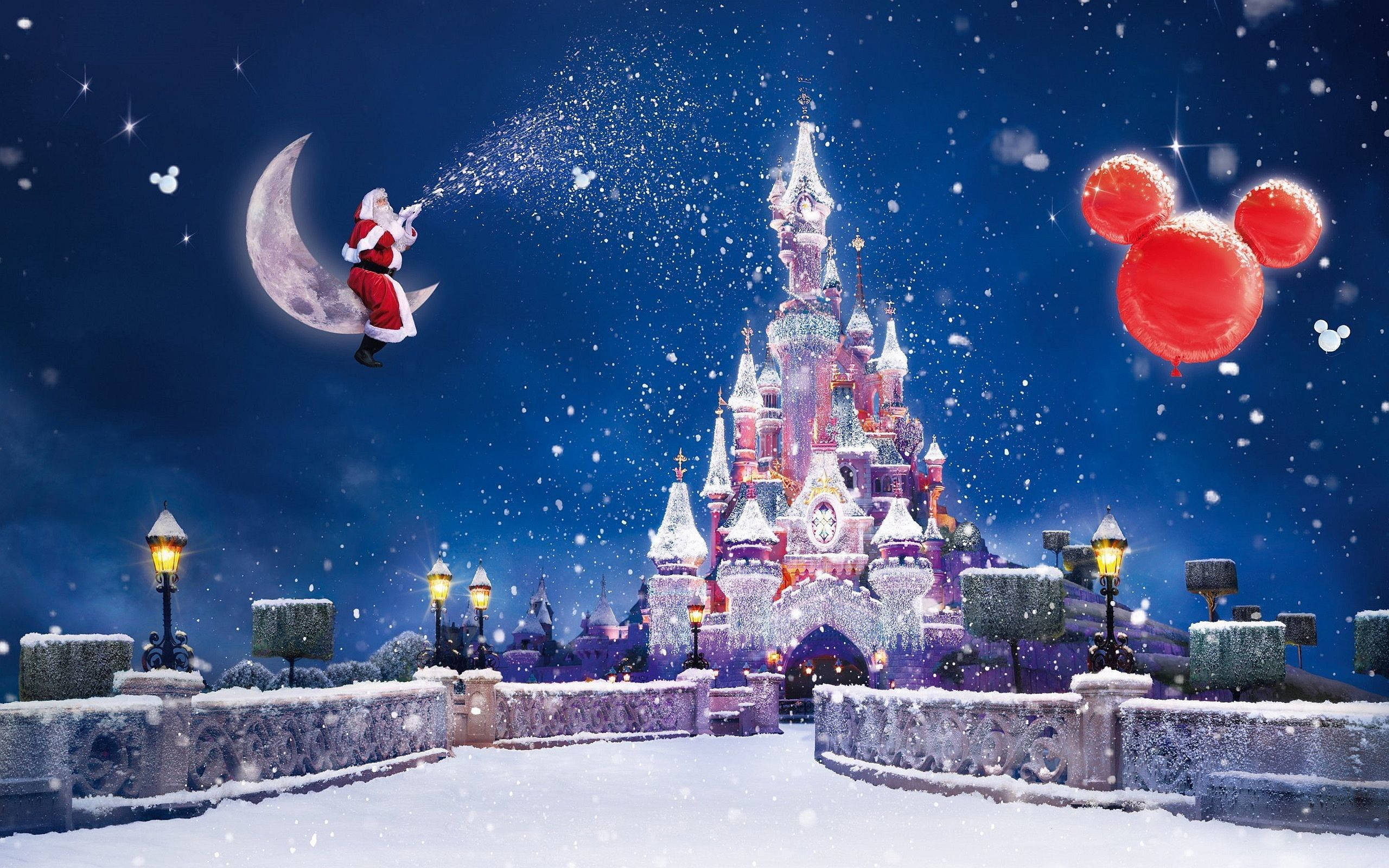 Julebaggrund Disneyland Paris Wallpapers
