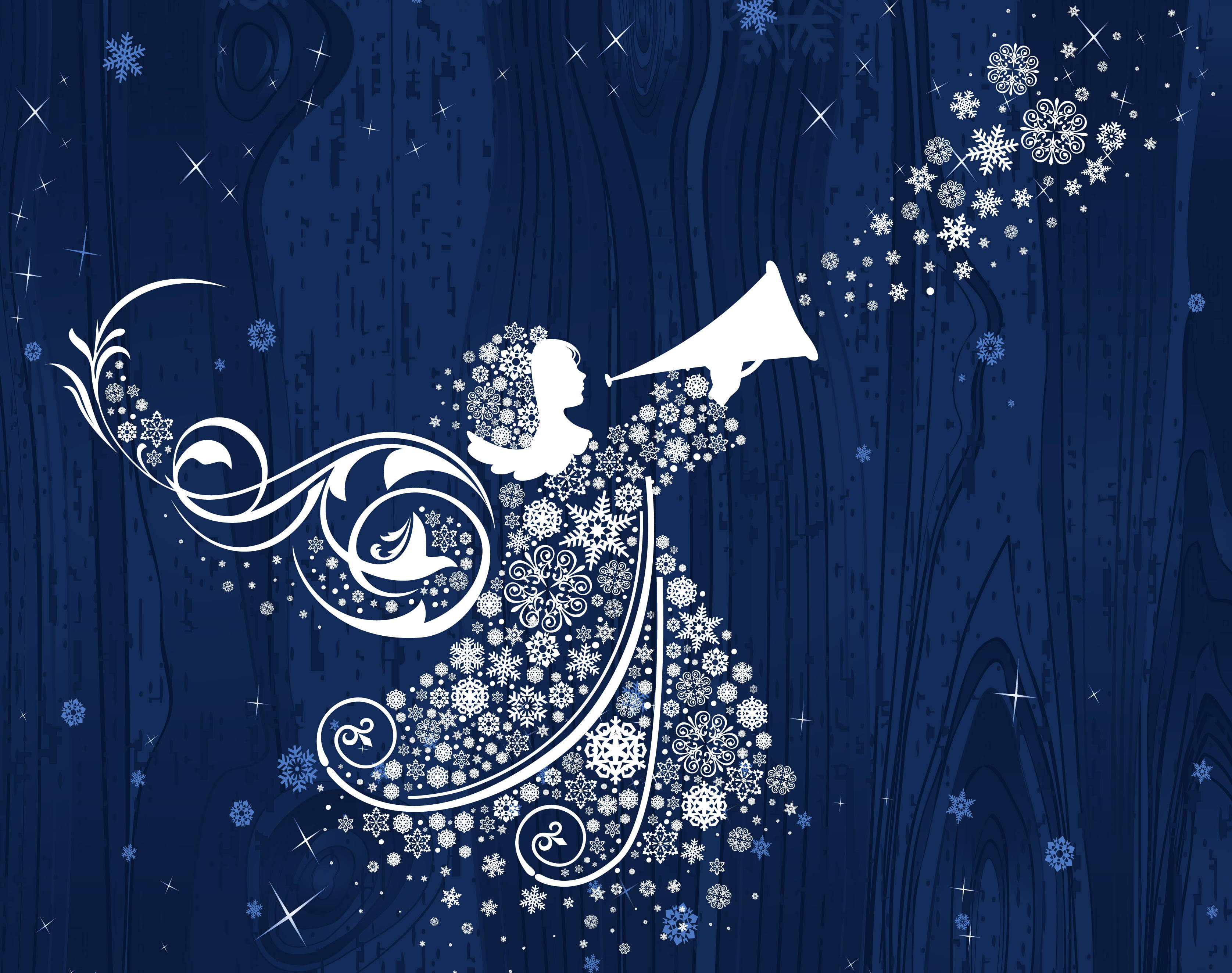 Juleengel af Glæde Wallpapers