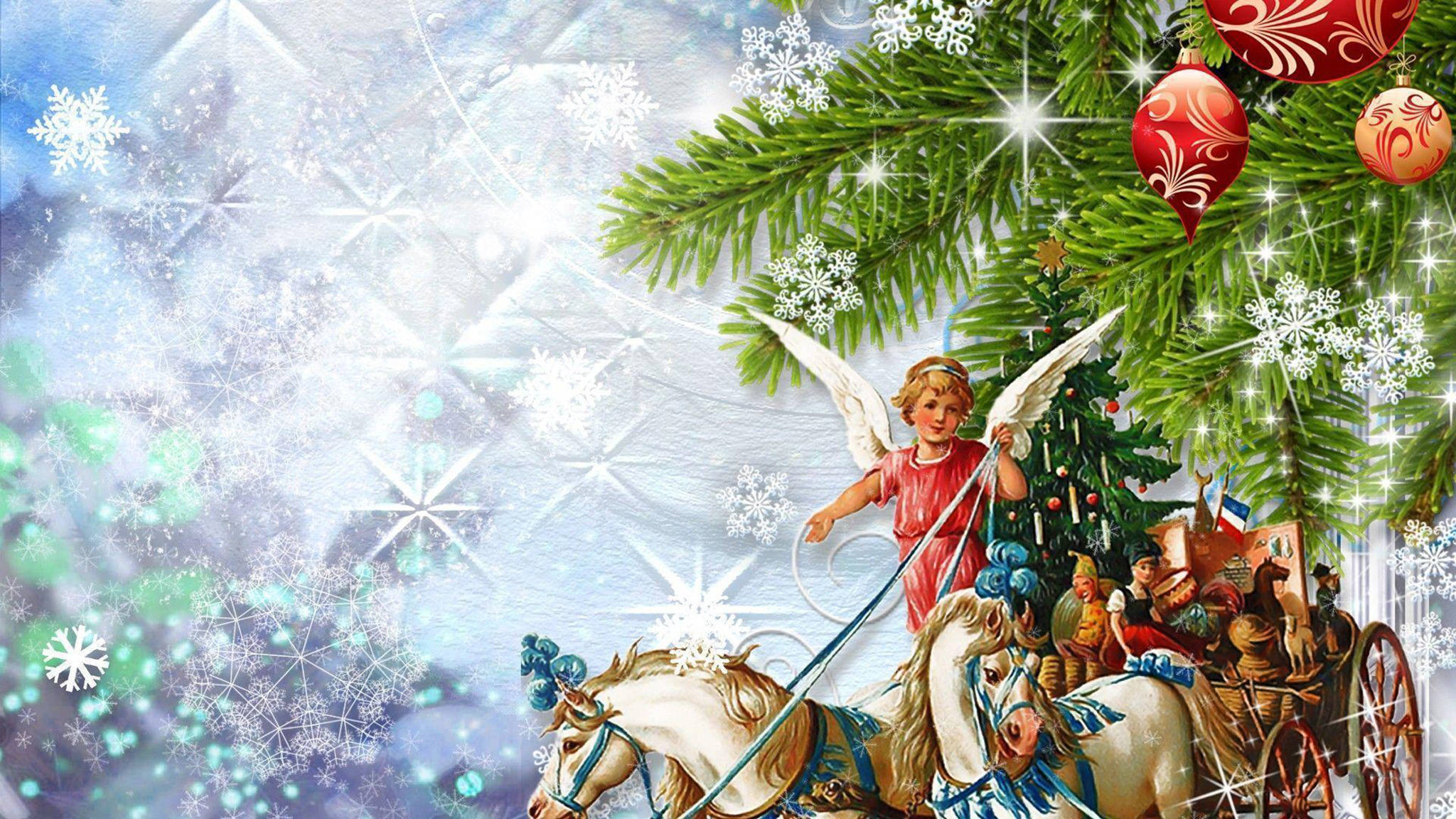 Juleengel Baggrund Wallpapers